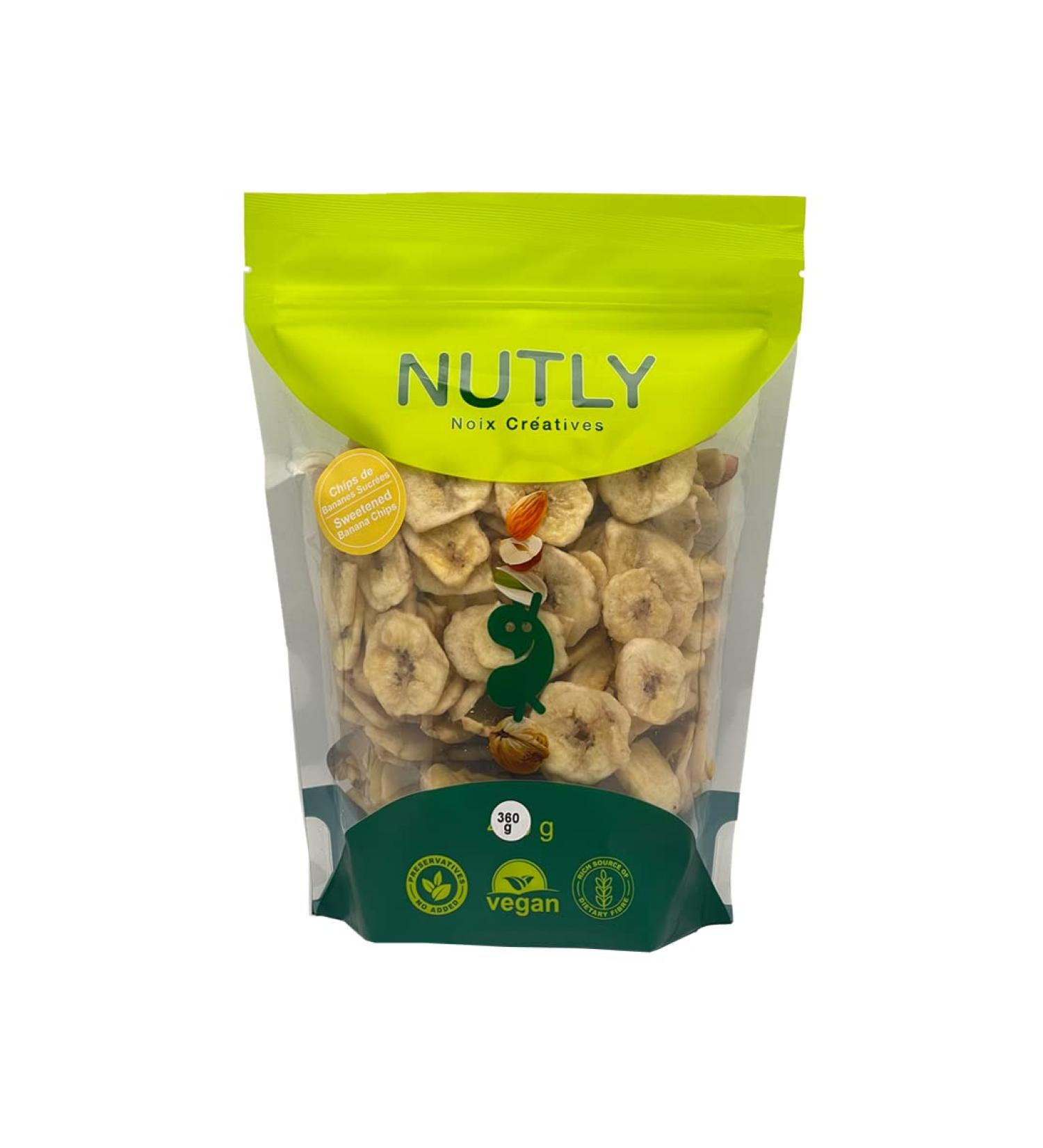 Banana Chips NUTLY (460 gr) - Buy Online on GoSupps.com