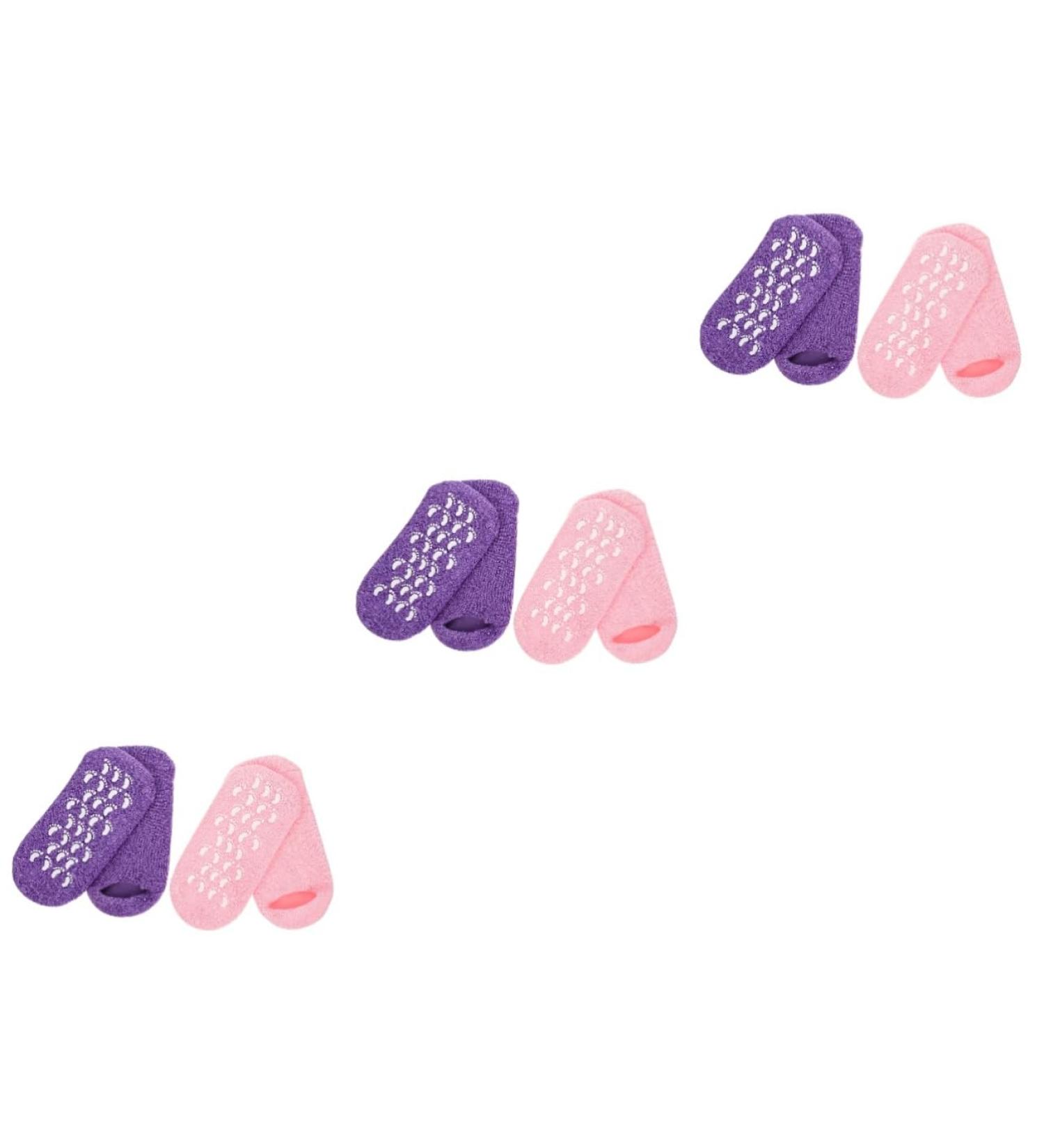 Beavorty 6 Pairs Gel Socks Miss Nursing Cover Cotton Yarn Foot - Buy Online on GoSupps.com