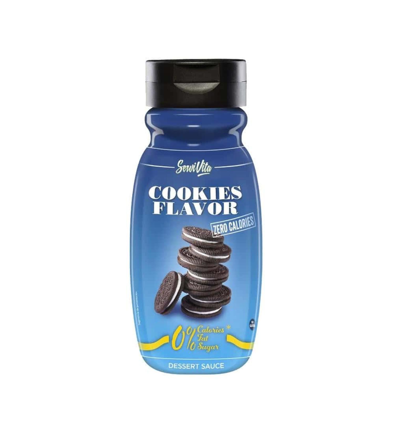 Servivita Syrup Sauce Biscuit Flavor (Cookies) 0% 320 ml