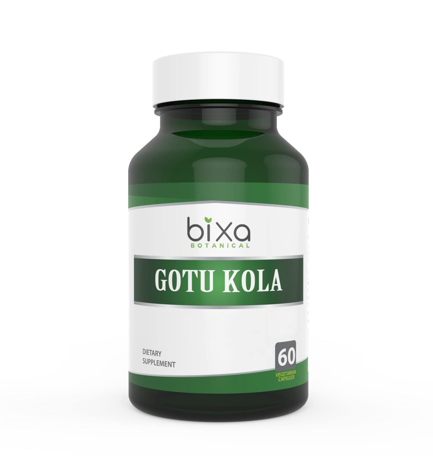 Gotu Kola Extract Capsules (Centella Asiatica) 60 Veg Capsules, 450mg - Pack of 1 - Buy Online on GoSupps.com