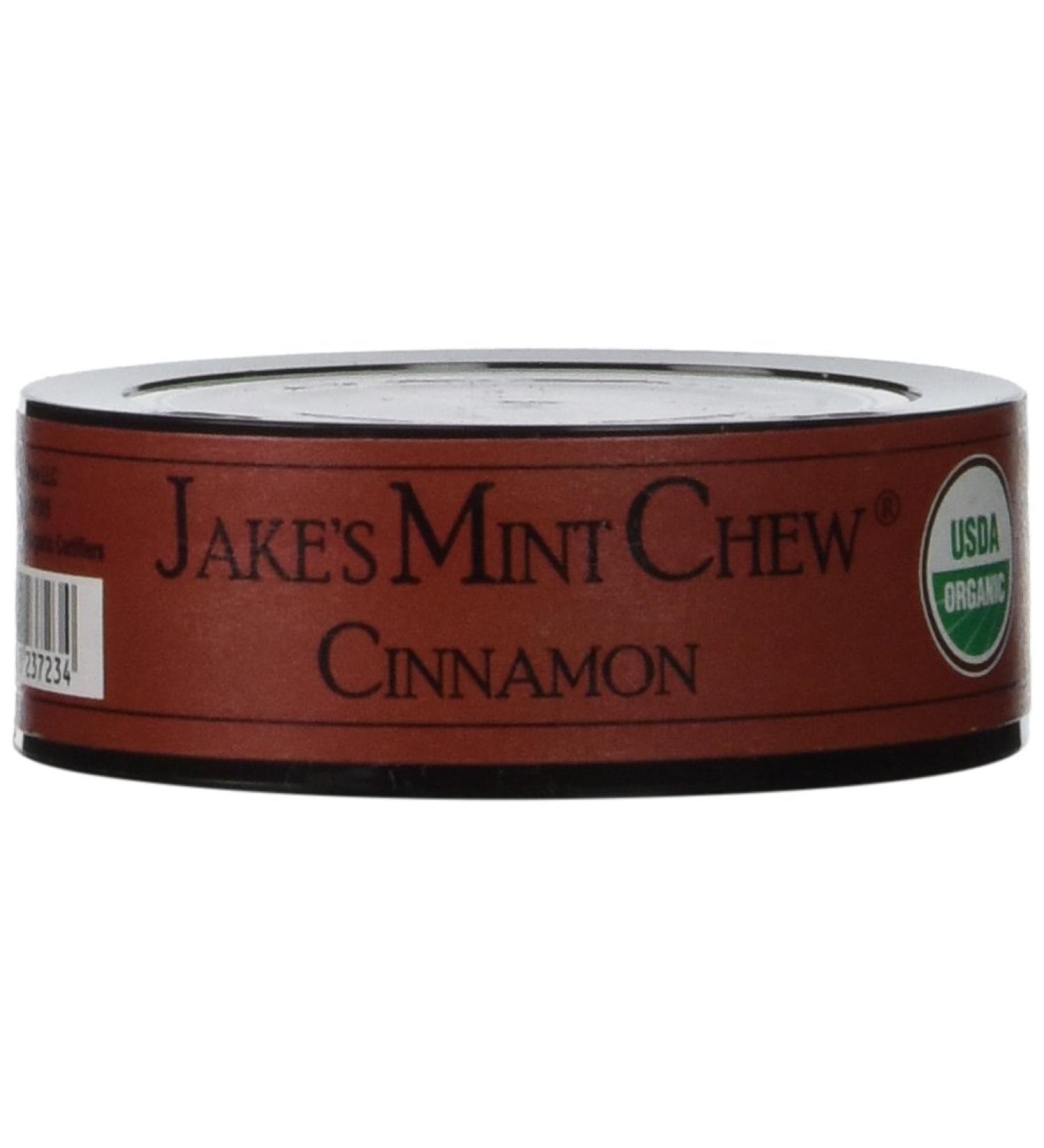 Jake's Mint Chew Cinnamon - Tobacco & Nicotine Free - 1.2 oz - Buy Online on GoSupps.com