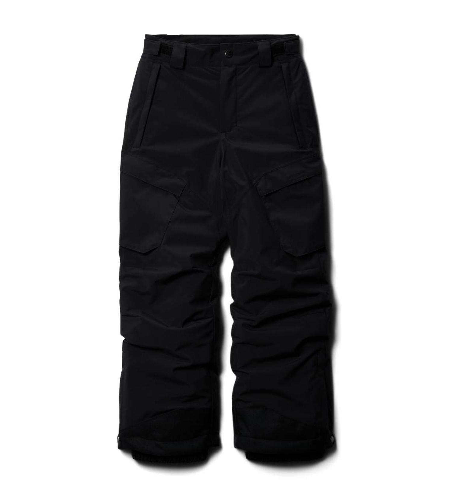Columbia Boys' B Powder Stash Pant Black Small | Waterproof Ski Pants for Kids - Buy Online on GoSupps.com