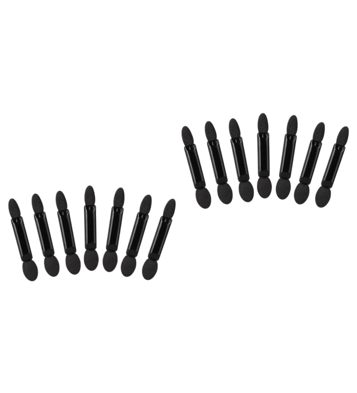 Housoutil 200 pcs Makeup Shadow Sponge Eyeshadow Brush Eye Tipped Black Double-ended Mx2pcs Blackx2pcs - Buy Online on GoSupps.com