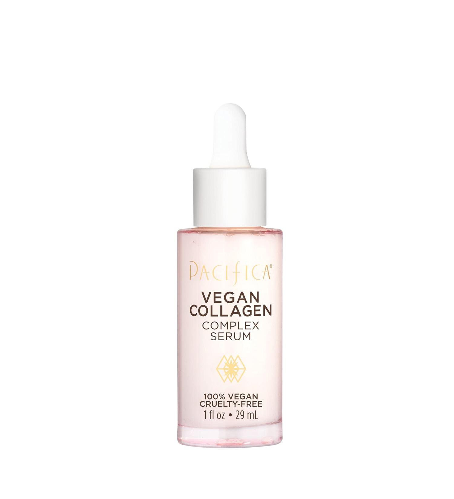 Pacifica Beauty Vegan Collagen Serum with Hyaluronic Acid - Hydrating & Moisturizing for Aging and Dry Skin | 100% Vegan & Cruelty-Free | Sulfate, Silicone, and Paraben-Free | 1-Pack - Buy Online on GoSupps.com