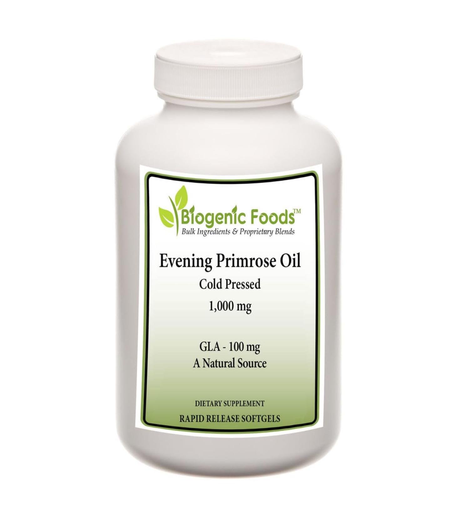 Evening Primrose Oil - Cold Pressed 100 mg of Natural Sourced GLA - 1 000 mg 120 Capsules - Buy Online on GoSupps.com