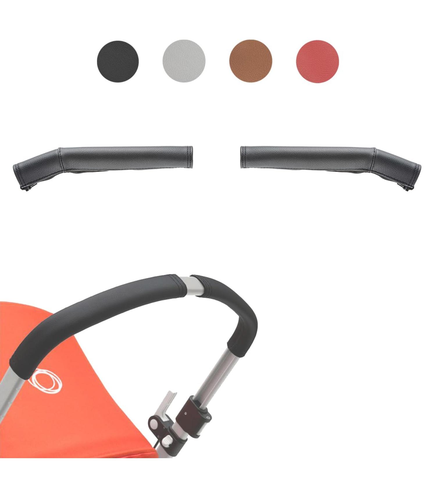 High-Quality Babydome Pack Handlebar Covers for Bugaboo Cameleon 3 & 3 Plus - Durable Synthetic Leather in Spain | Sun & Stain Resistant - Schw Black - Buy Online on GoSupps.com