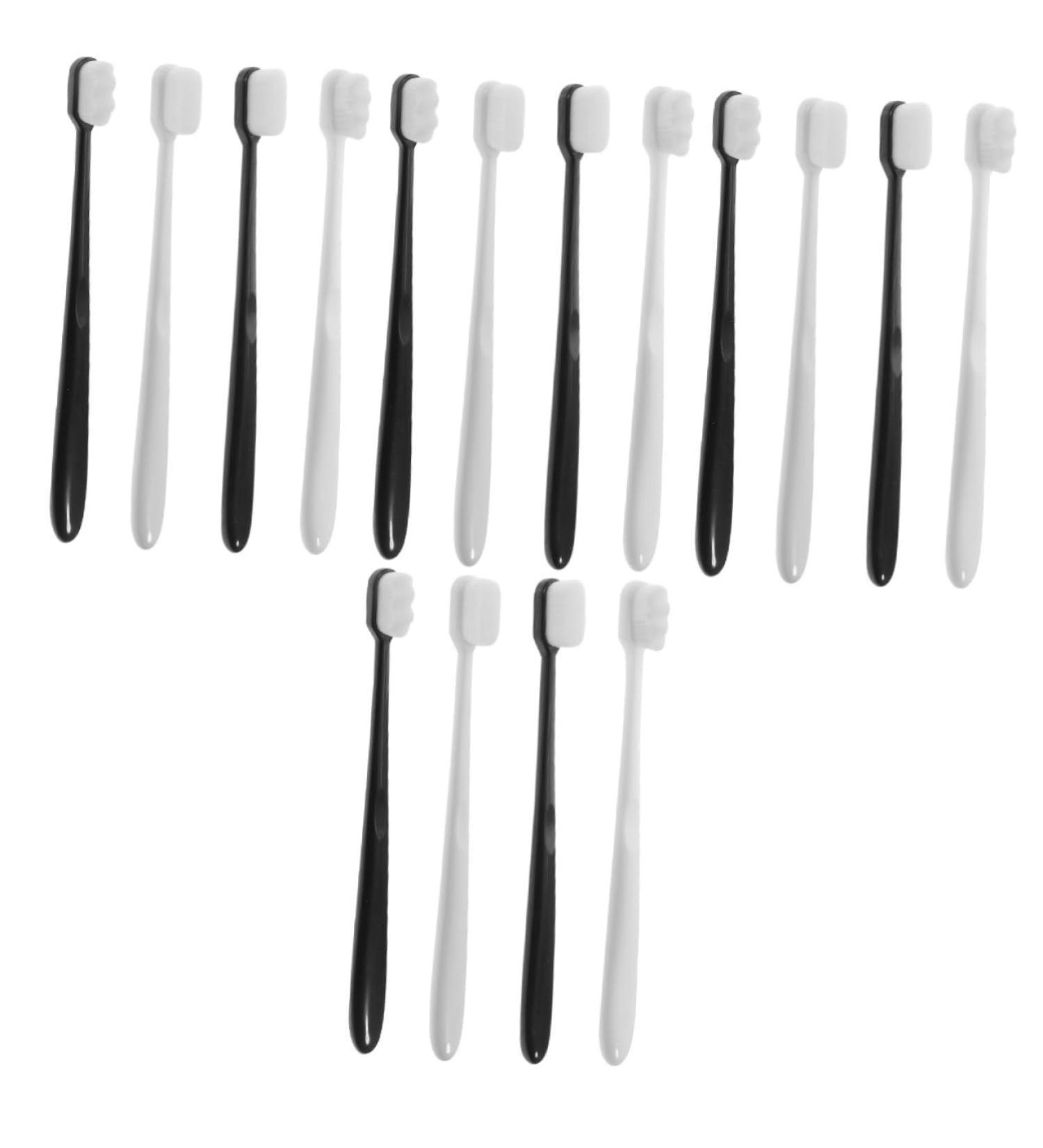 Beavorty Soft Toothbrush Set - 16 Ultra-Fine Extra Soft Natural Toothbrushes for Sensitive Gums | International Shipping - Buy Online on GoSupps.com