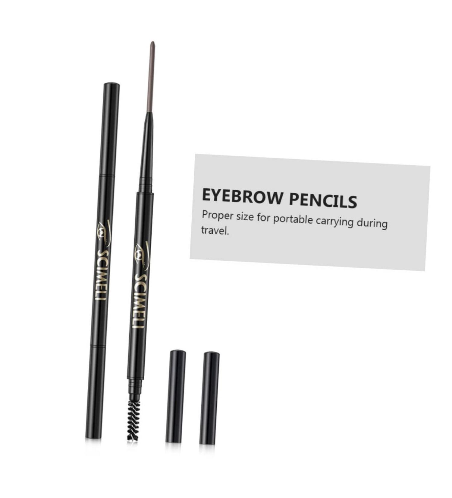 Mikinona 2 1 Eyebrow Makeup Tools Grey Eyebrow Automatic Pencils To Rotate Wooden Door Eyebrow Pencil 1 count (Pack of 1) Grey - Buy Online on GoSupps.com