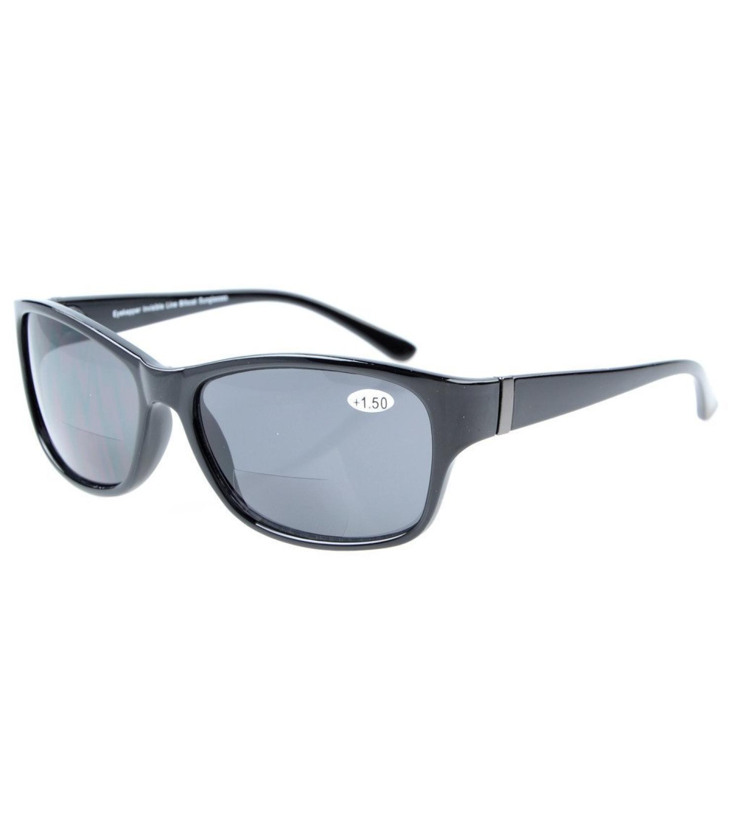 Eyekepper Bifocal Sun Readers - Fashion Sunglasses with +3.00 Bifocal Lenses | Stylish Black Frame for Comfortable Vision - Buy Online on GoSupps.com