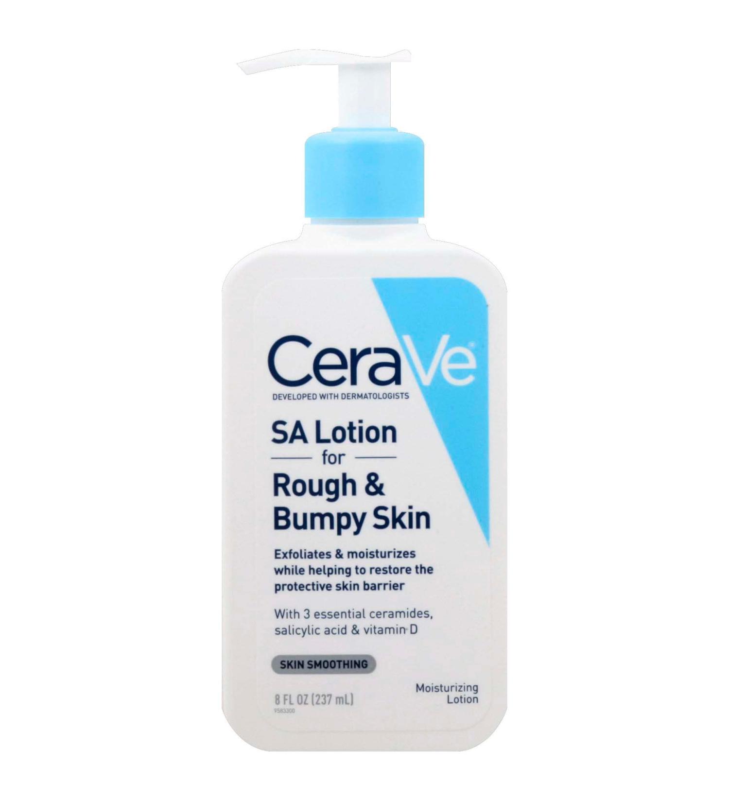 CeraVe SA Renewing Lotion 8oz - Exfoliating Skincare Treatment - Buy Online on GoSupps.com