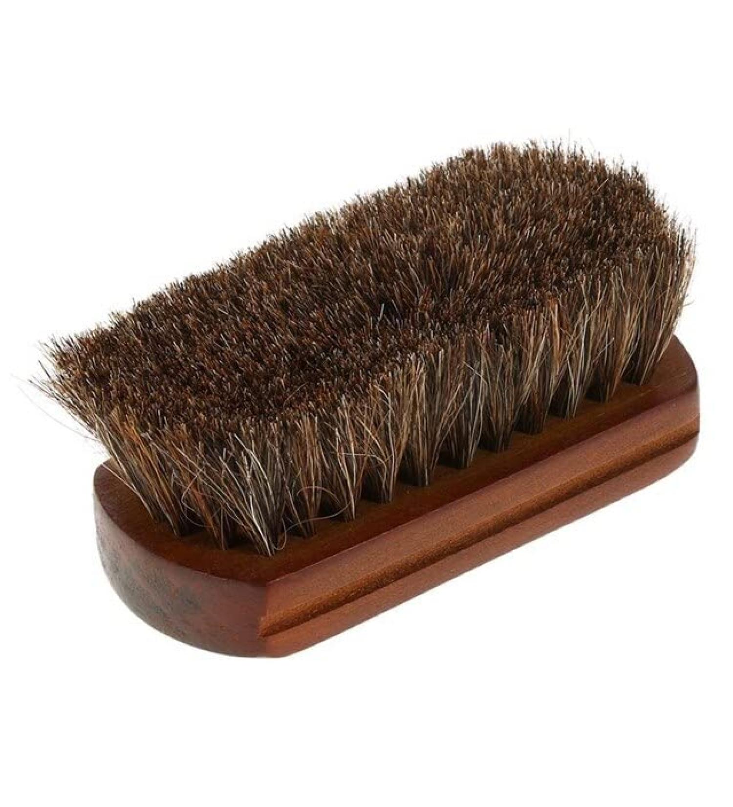 Ailife Natural Horse Hair Mustache & Beard Brush with Wooden Handle - Premium Facial Grooming Tool for Men - Buy Online on GoSupps.com