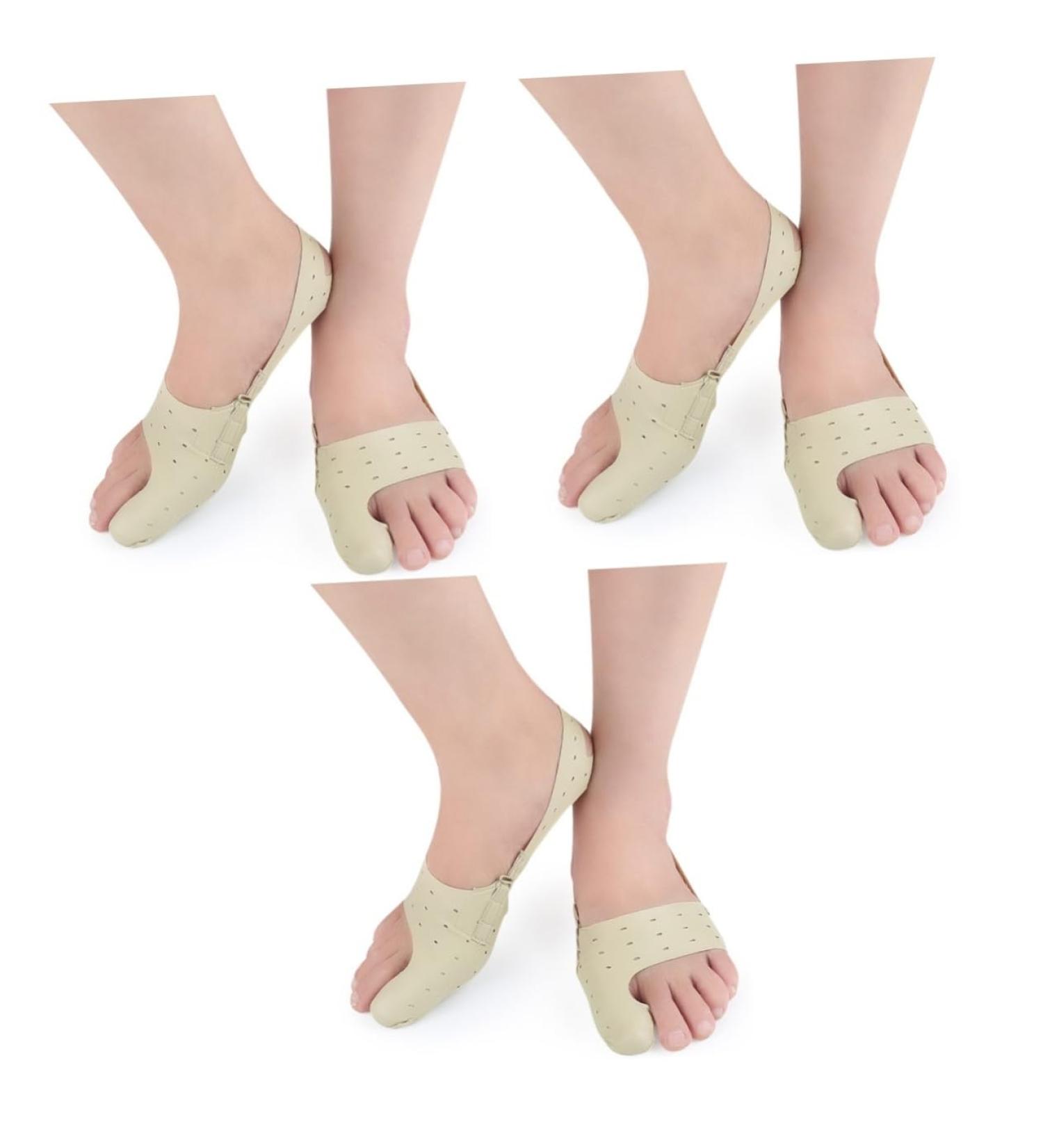FOMIYES Big Toe Straightener - 3 Pcs Bunion Relief Sleeve & Silicone Gel Socks for Effective Bunion Treatment | Comfort & Pain Relief - Buy Online on GoSupps.com