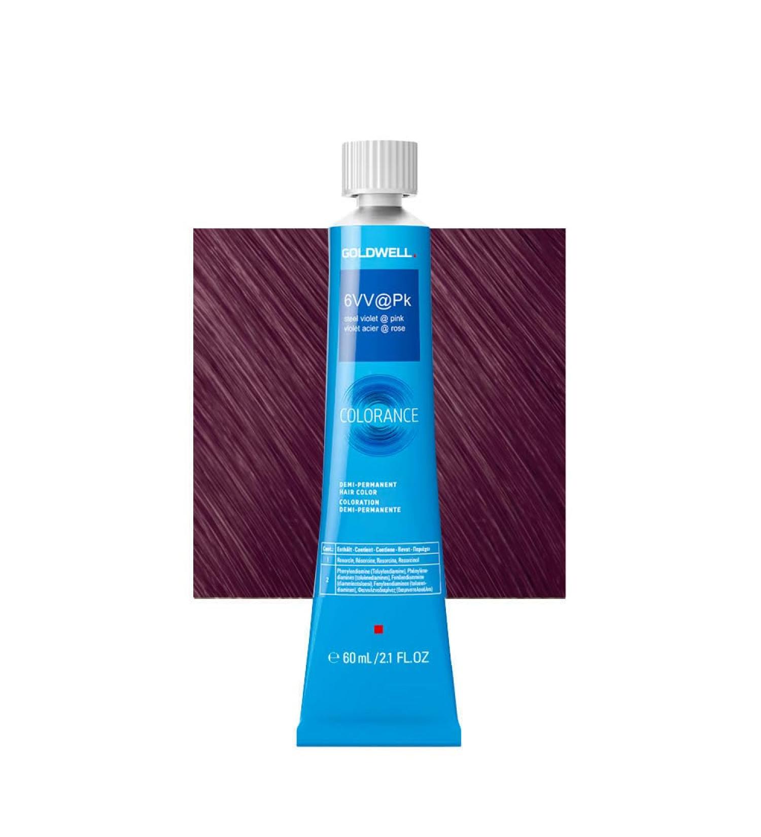 GOLDWELL Colorance 6VV Pk Steel Violet Pink 60ml