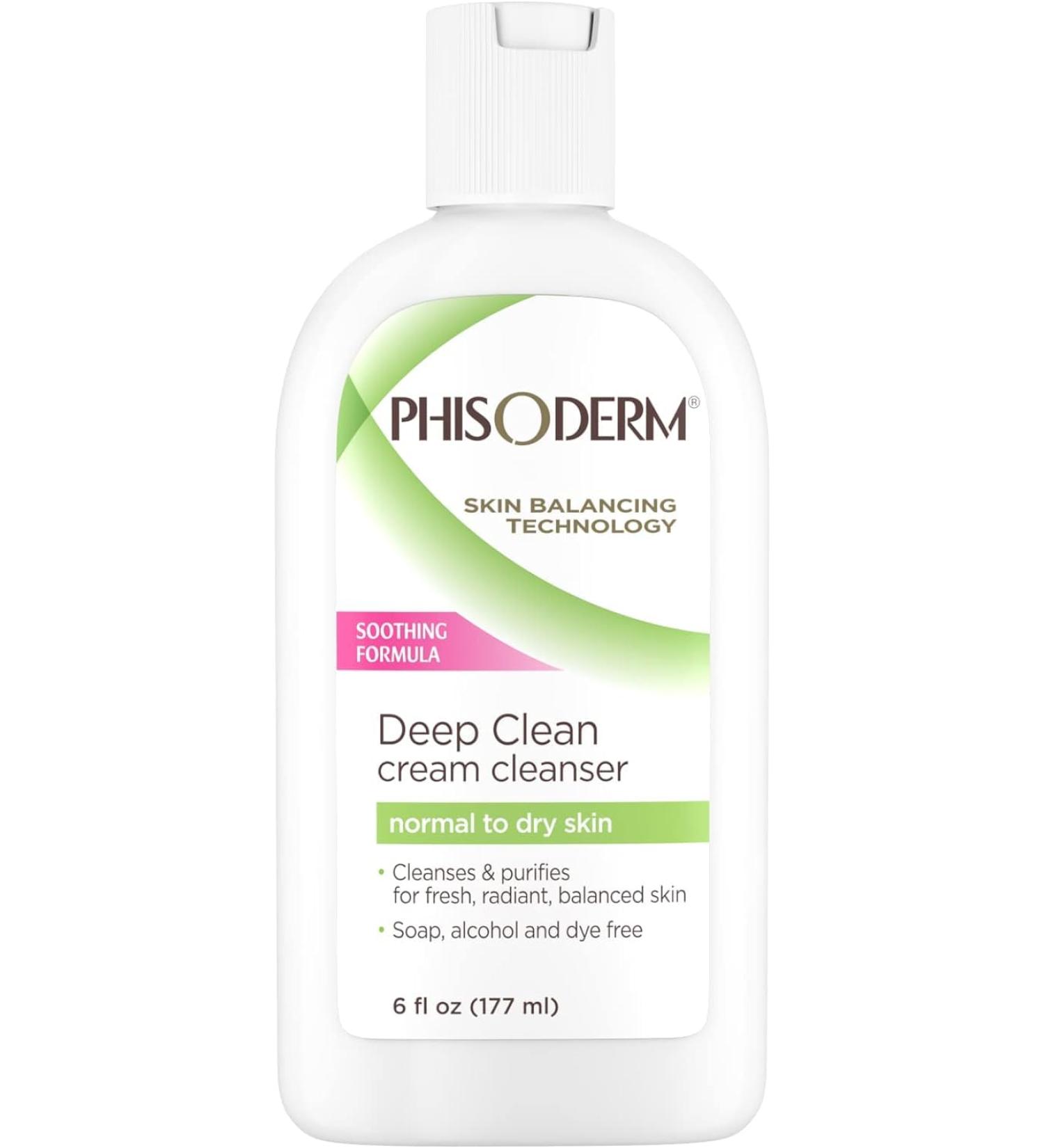 Phisoderm Deep Clean Cream Cleanser Normal to Dry Skin 6 fl oz (Pack of 6) - Buy Online on GoSupps.com