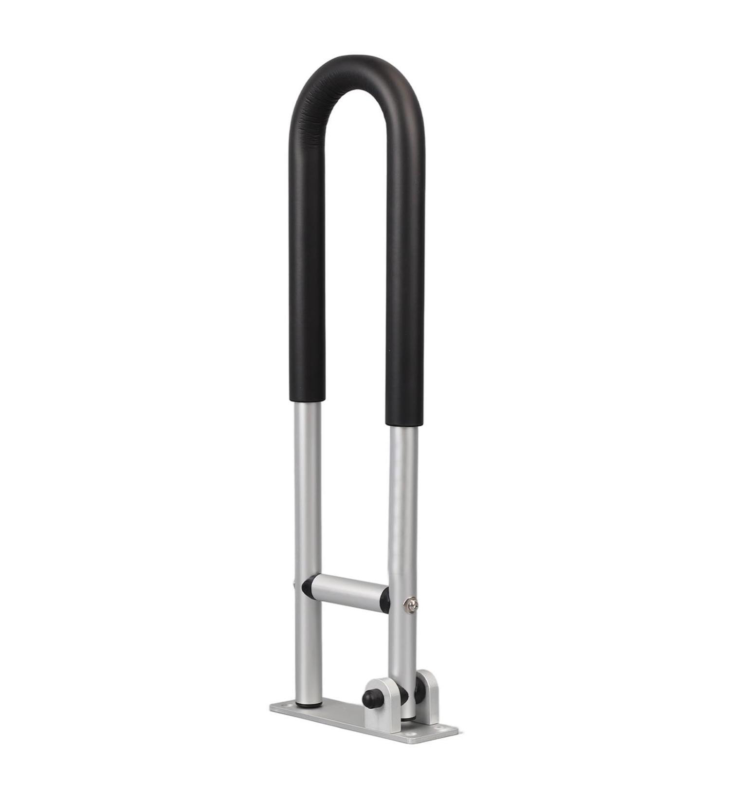 Safety Grab Bars Flip Up Foldable 23.6in Long Easy Mounting Thickened Base Shower Grab Bars Aluminium Alloy for Lavatory YC1215B - Buy Online on GoSupps.com