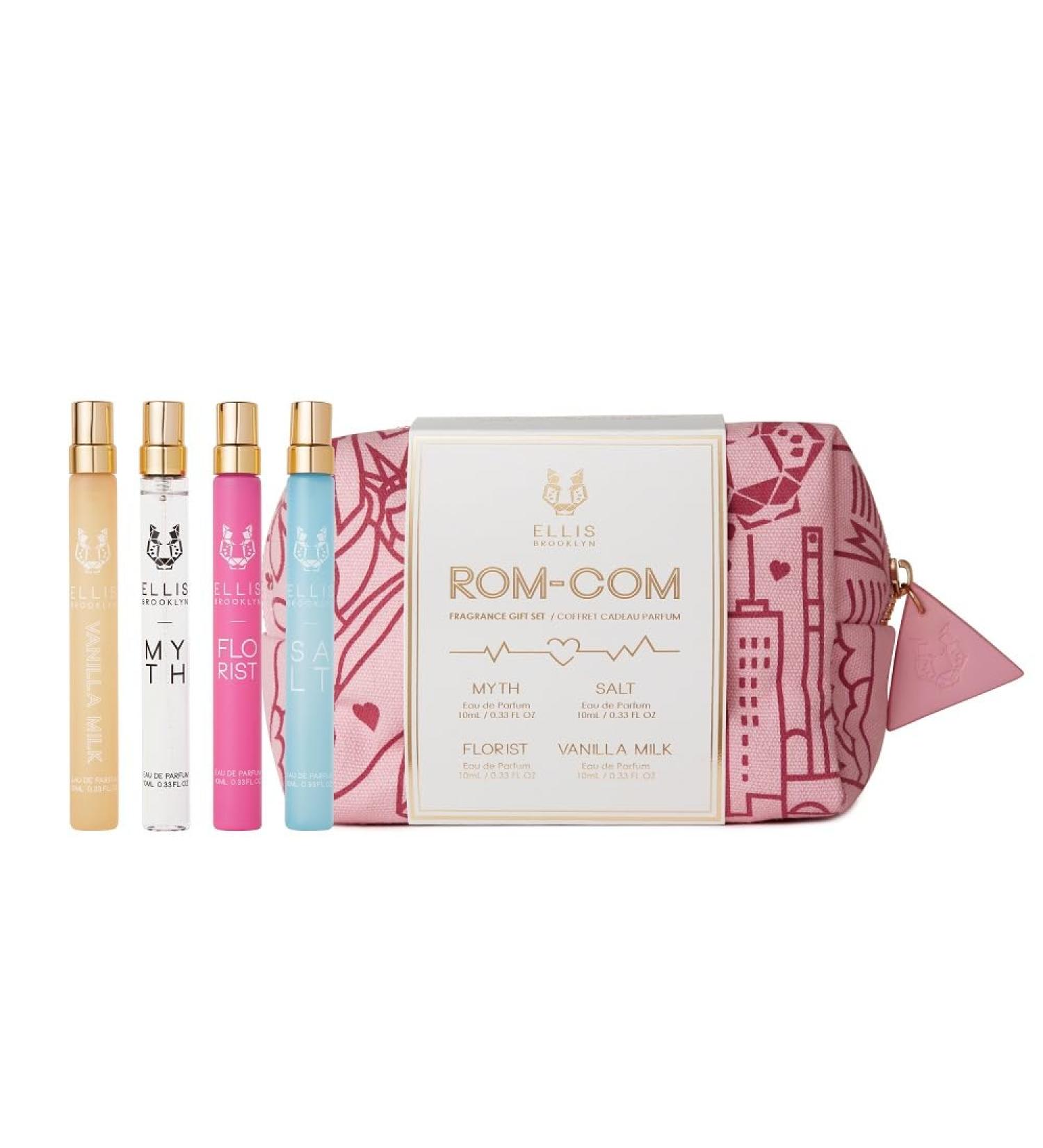 Ellis Brooklyn ROM COM Fragrance Gift Set - Perfume Gift Set White Musk Jasmine Perfume Gardenia Perfume Sandalwood Perfume Vanilla Perfume - Buy Online on GoSupps.com