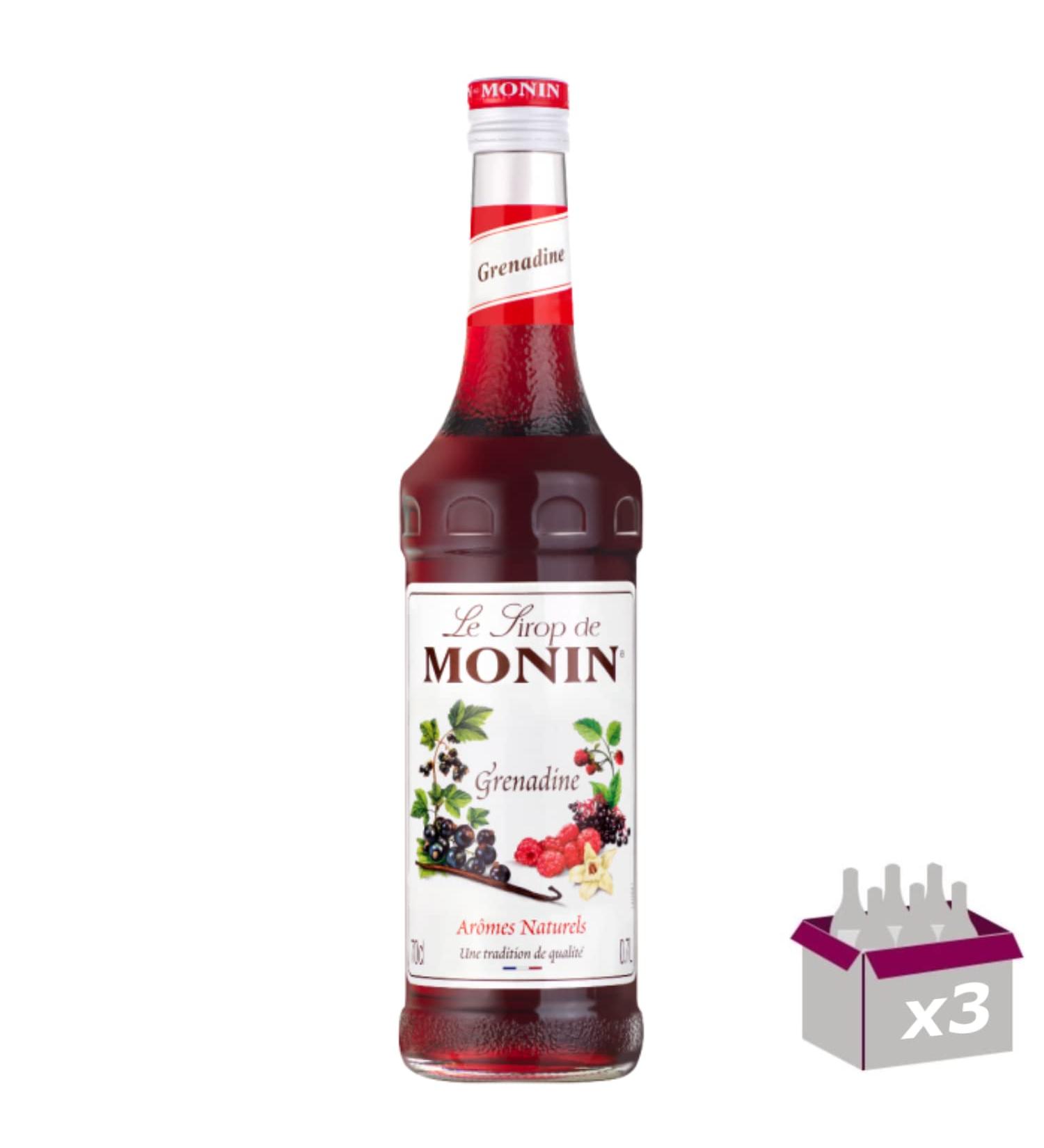 Grenadine Syrup - 1L - Pack of 3
