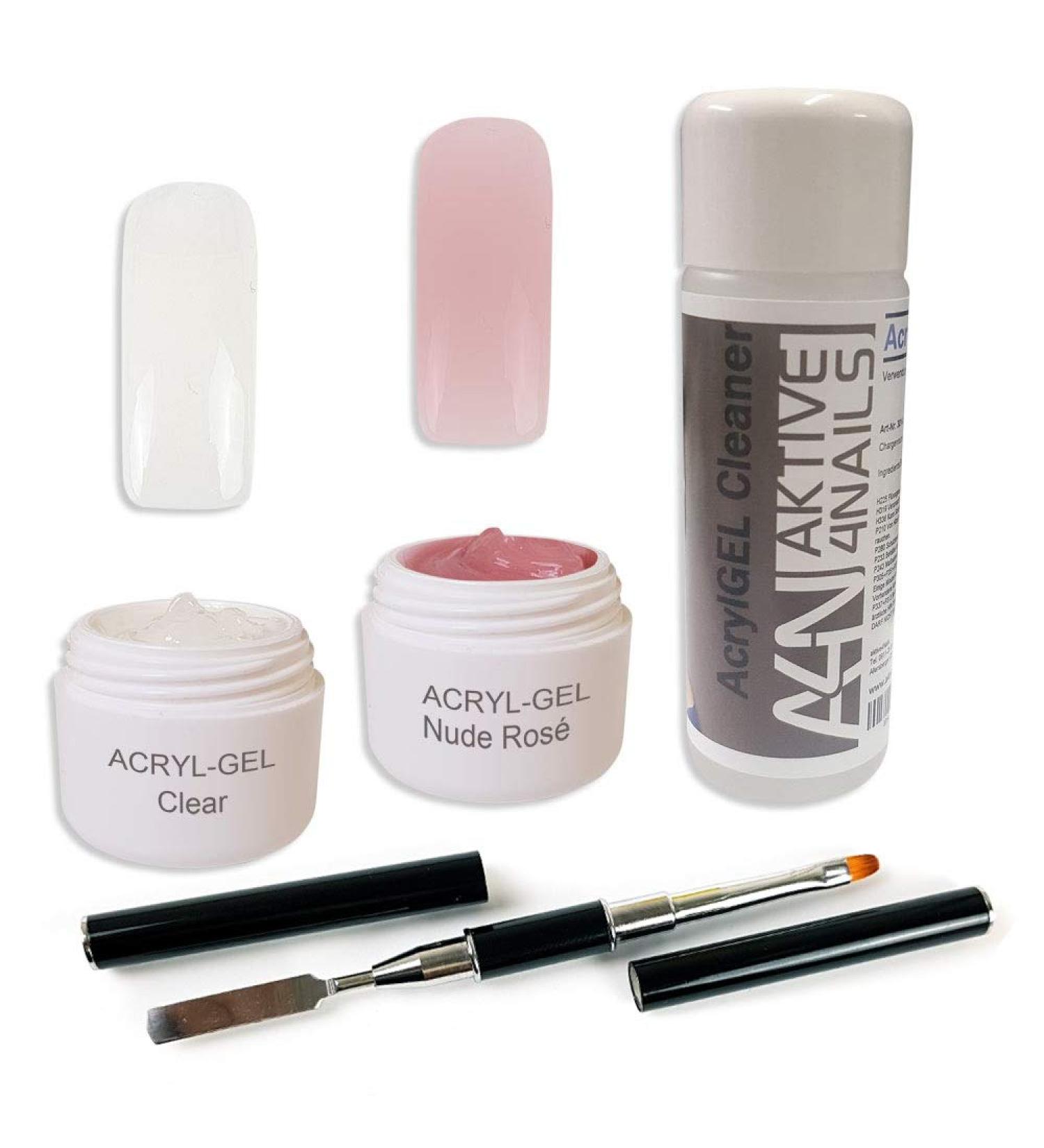  A4N AKTIVE4NAILS High-viscosity PolyGel acrylic gel - Extremely stable - UV/LED nail gel kit (box of 288 acrylic capsules) - Buy Online on GoSupps.com