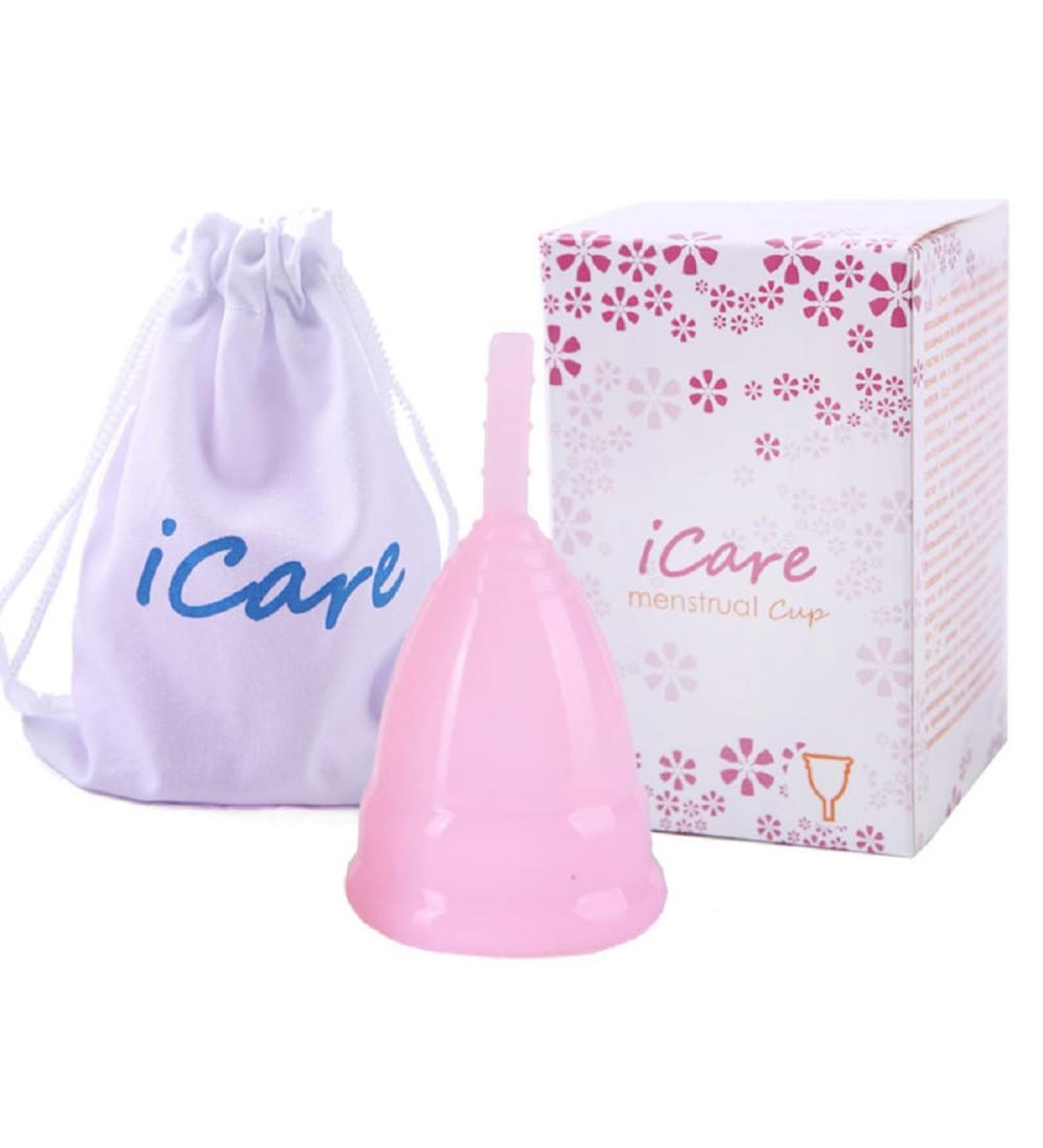 NIEEKRUN Reusable Menstrual Disc for Comfort | Soft Medical Silicone | Pink Small - Eco-Friendly Menstrual Care - Buy Online on GoSupps.com