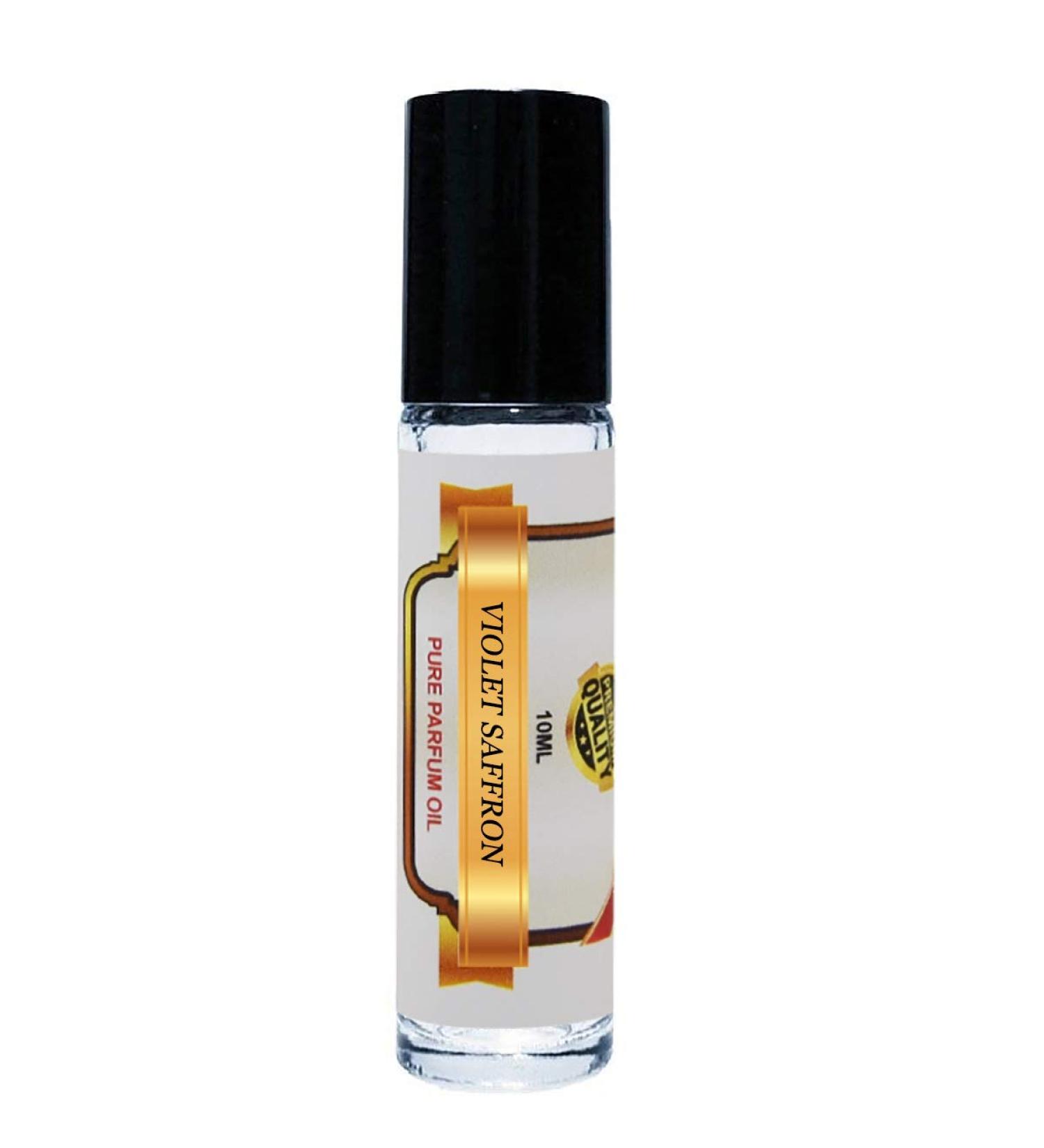 Premium Fragrance Oil Pure Parfum 10ml Roller Bottle (VIOLET SAFFRON) - Buy Online on GoSupps.com