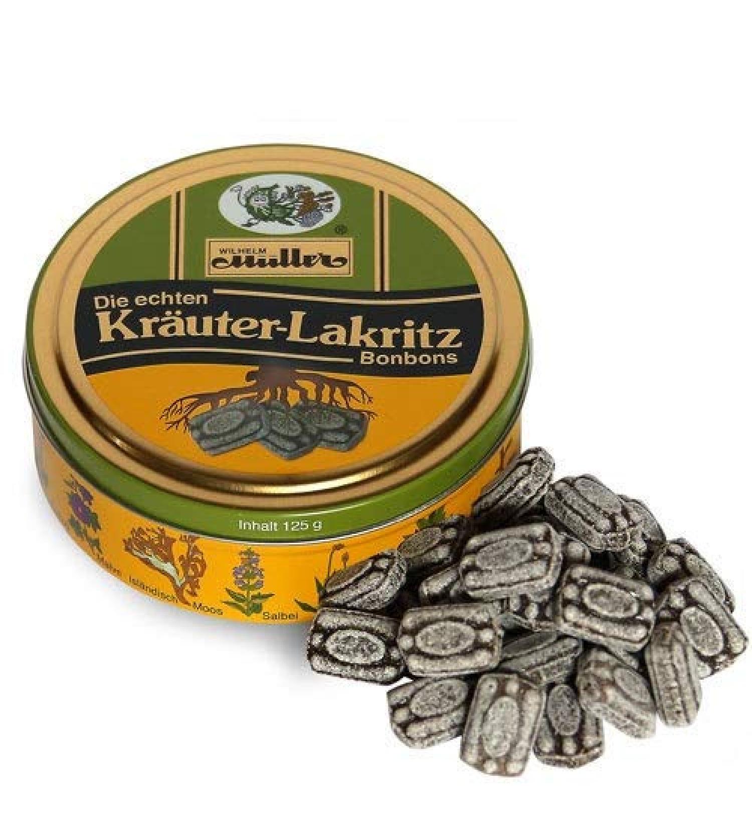 Buy High-Quality Herbal Liquorice Candy - Enjoy 5 Cans at 5% Discount | 125g Pack - Buy Online on GoSupps.com