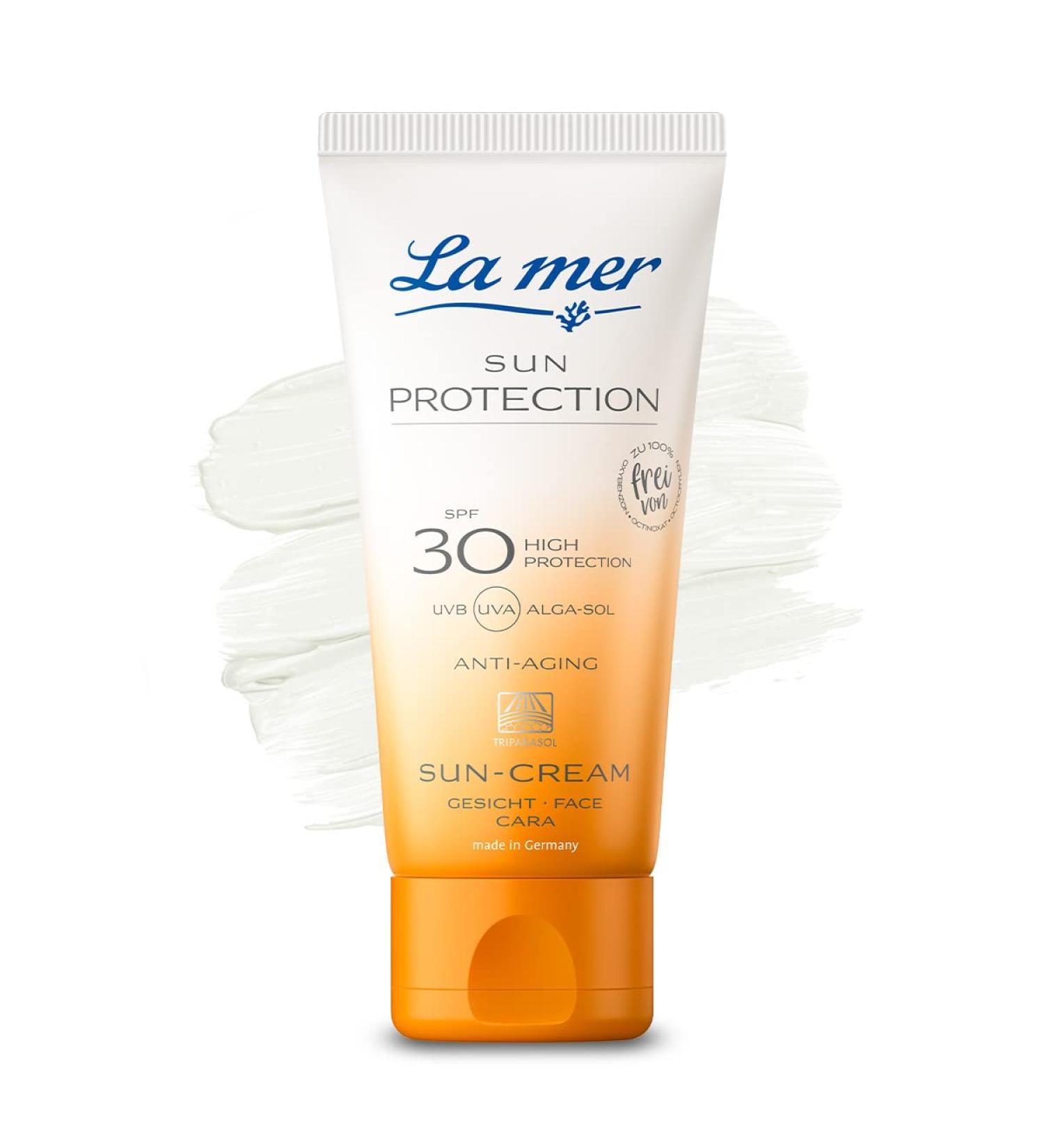 La mer Cosmetics AG La mer Sun Protection Sun Cream SPF 30 Sun Protection for the Face with AntiAgeing Effect Moisturising Sun Cream For All Skin Types 50 ml - Buy Online on GoSupps.com