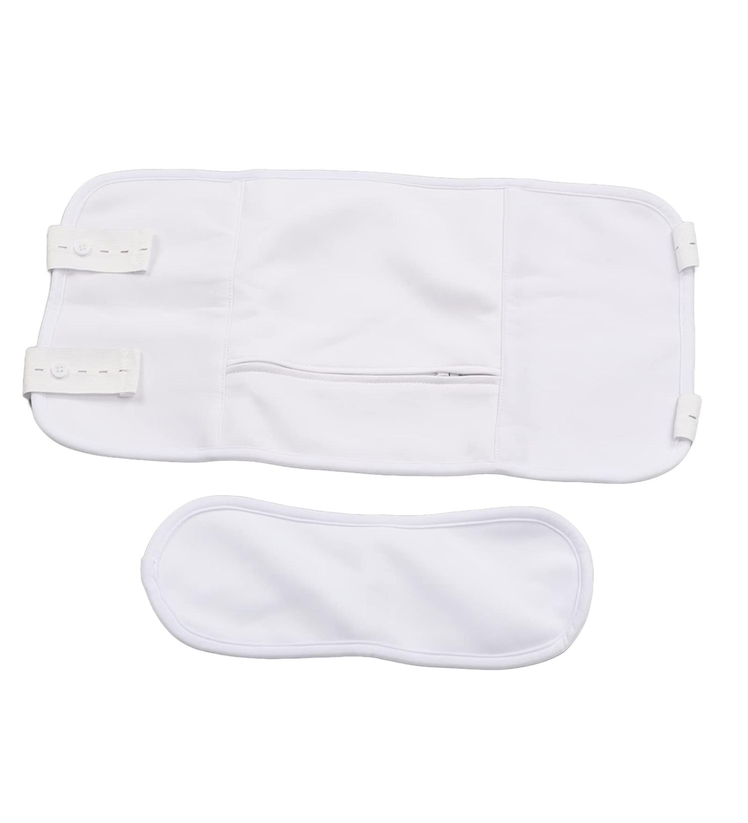 Washable Reusable Castor Oil Pack for Waist & Neck | Adjustable Bio Castor Oil Pack for Liver Detox Fertility & Constipation Relief - Buy Online on GoSupps.com