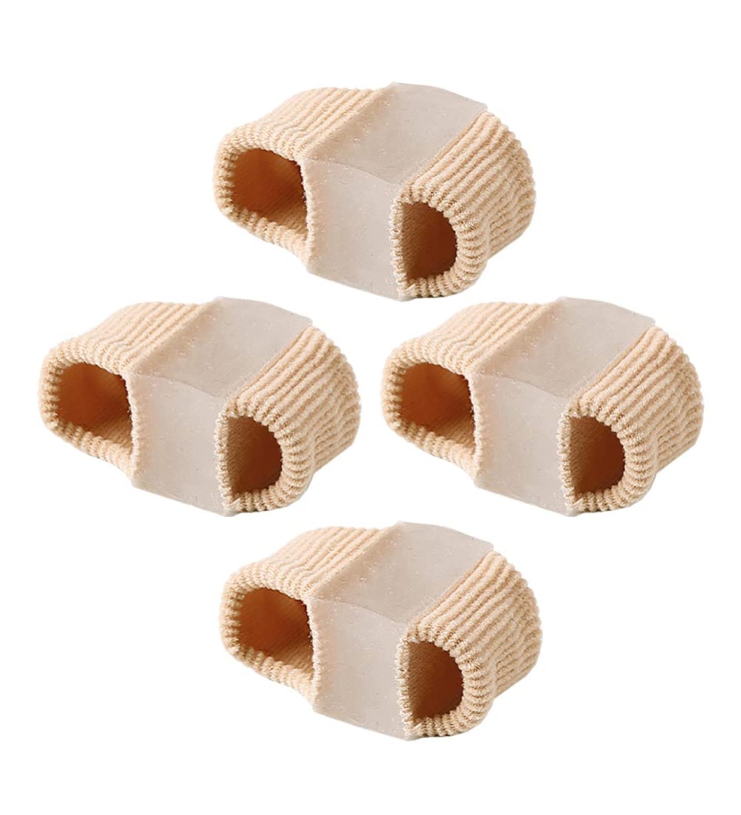 4pc Toe Separator Set for Bunions, Overlapping Toes, Plantar Fasciitis | Men & Women | Includes 2 Bunion Correctors | Night Splint Included - Buy Online on GoSupps.com