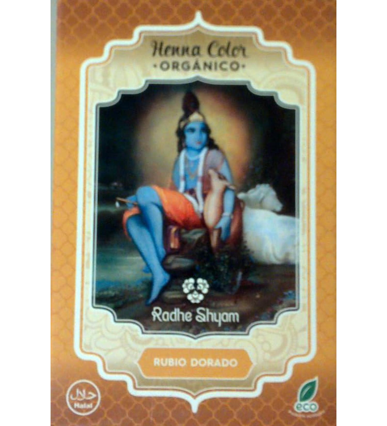 Golden blond henna powder 100 g - Buy Online on GoSupps.com