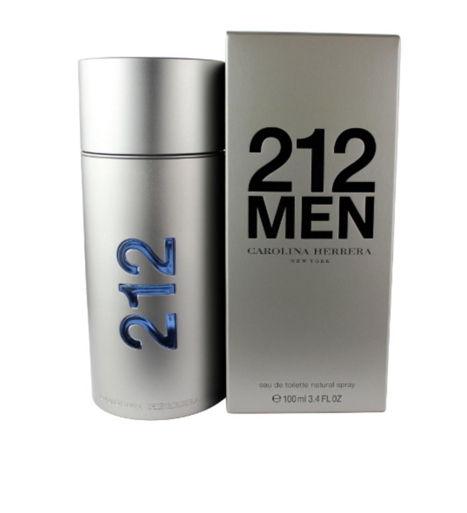 Carolina Herrera 212 Eau de Toilette Spray for Men 3.4 Fluid Ounce 3.4 Fl Oz (Pack of 1) - Buy Online on GoSupps.com