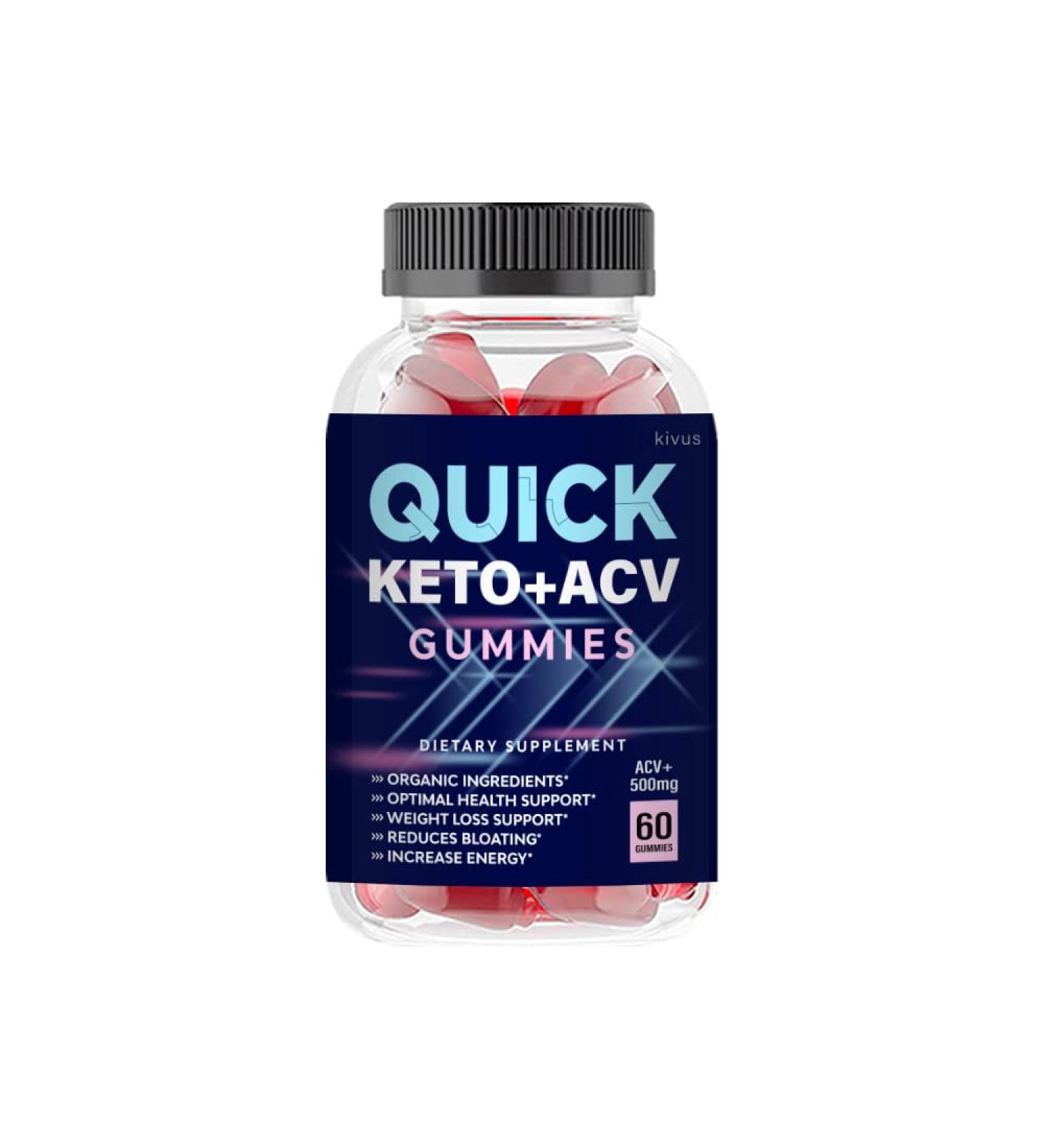 Quick Keto ACV Gummies - Apple Cider Vinegar Gummies for Quick Keto Results - Buy Online on GoSupps.com