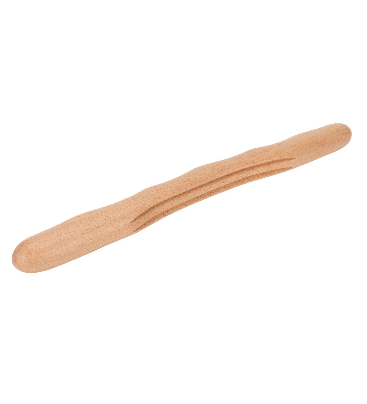 Wood Therapy Cockroach Lymph Drainage Massage Device - Two-Row 20-Pearl GUA-SHA Tool for Hind Leg | Fine Processing & Arched Design - International Shipping Available - Buy Online on GoSupps.com