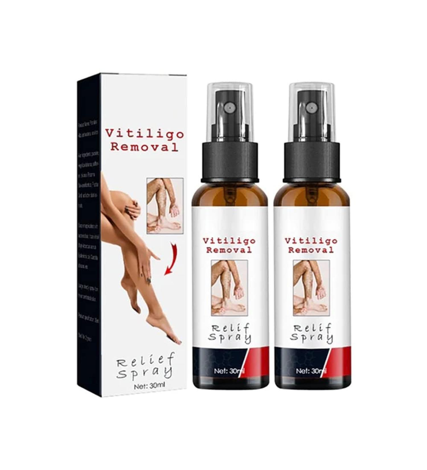 QIMIAN Vitiligo Treatment Spray - Reduces White Spots on Skin - Skin Repair Relief Spray - Pack of 2 - Buy Online on GoSupps.com