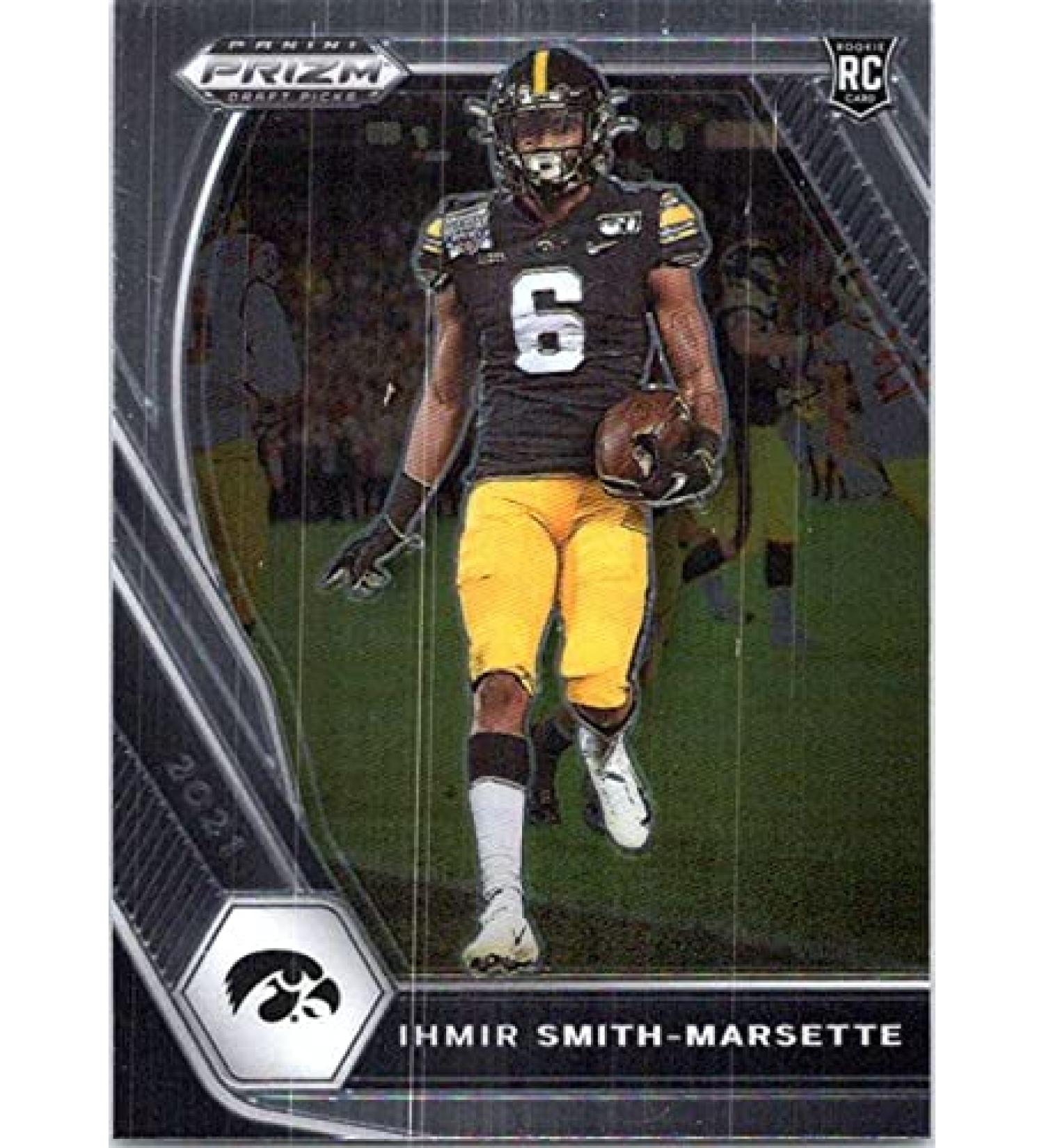 2021 Panini Prizm Draft Picks #128 Ihmir Smith-Marsette Iowa Hawkeyes (RC - Rookie Card) NFL Football Card NM-MT