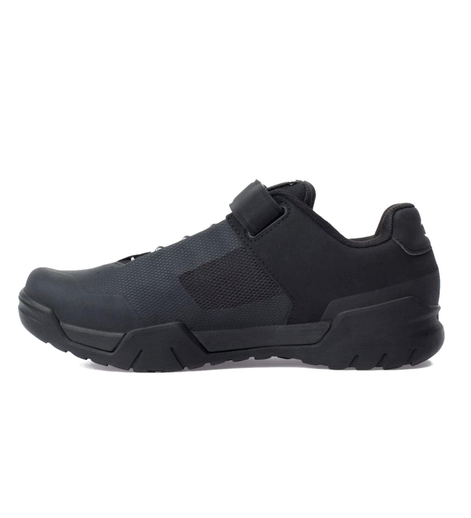 Crank Brothers Mallet-E Speed Lace Cycling Shoes - Unisex Black Silver Size 43 EU - Best for Enduro & Trail Riding - Buy Online on GoSupps.com