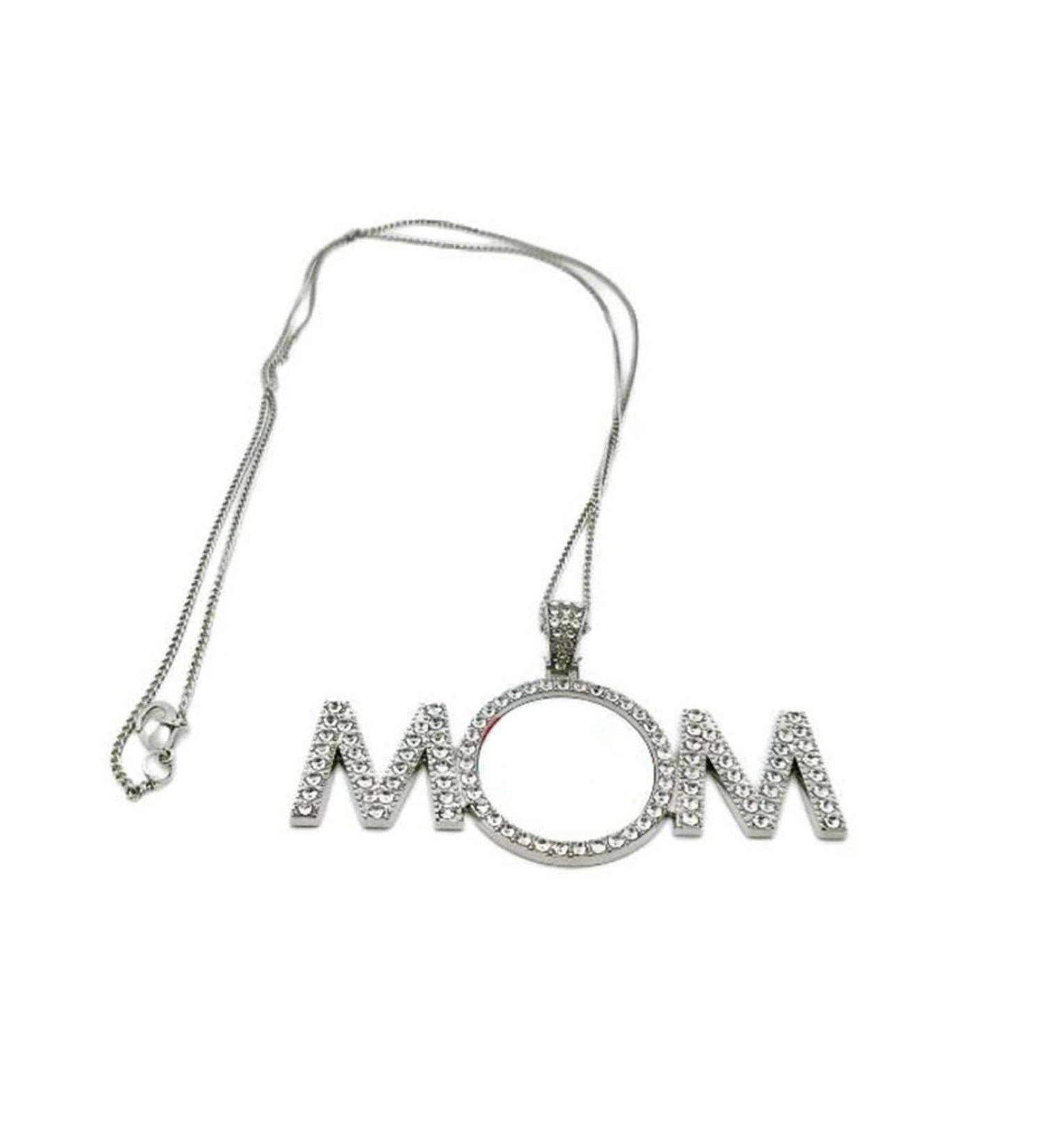 OralGos Sublimation Necklace - Unique Mom Pattern Heat Transfer Clavicle Chain Jewelry for Mother's Day - Perfect Gift! - Buy Online on GoSupps.com