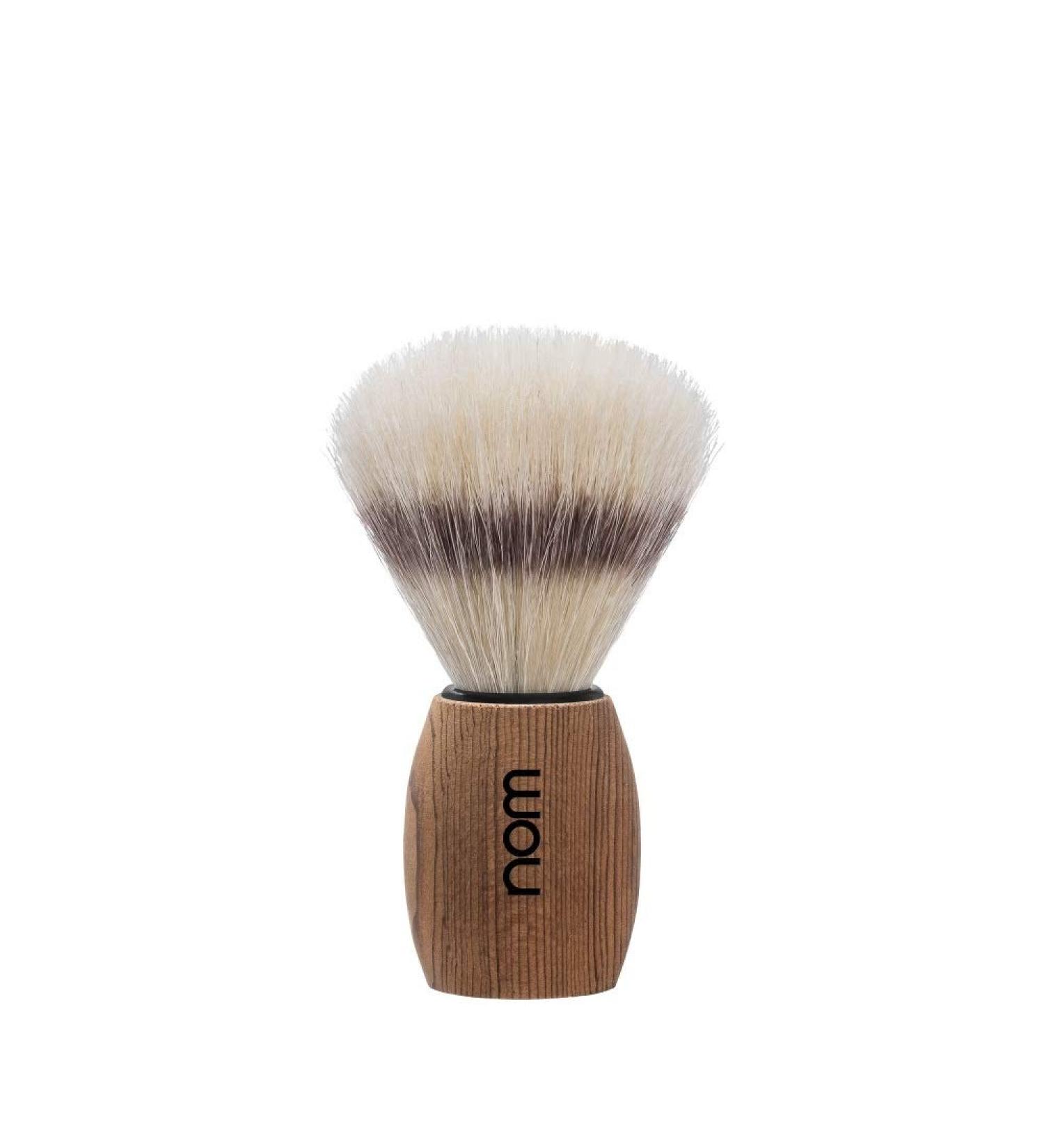 nom - Shaving brush - OLE series - Pure bristle - Spruce wood thermo-treated