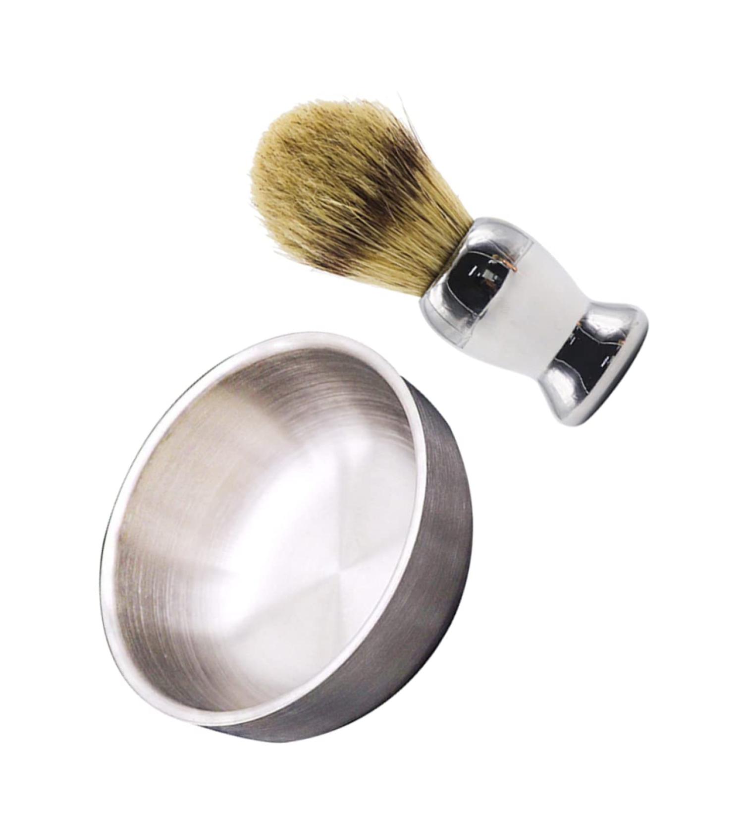 Beavorty 2-in-1 Castle Cock Grooming Tool Set for Men - Rustproof Steel Razor & Brush - Perfect for Smooth Shaving & Grooming - Buy Online on GoSupps.com