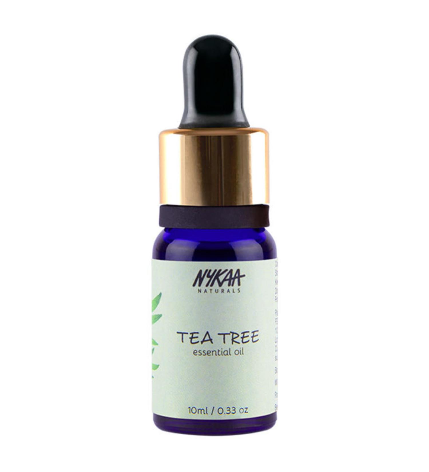 Nykaa Naturals Essential Oil - Tea Tree For Women 0.33 oz Oil - Buy Online on GoSupps.com