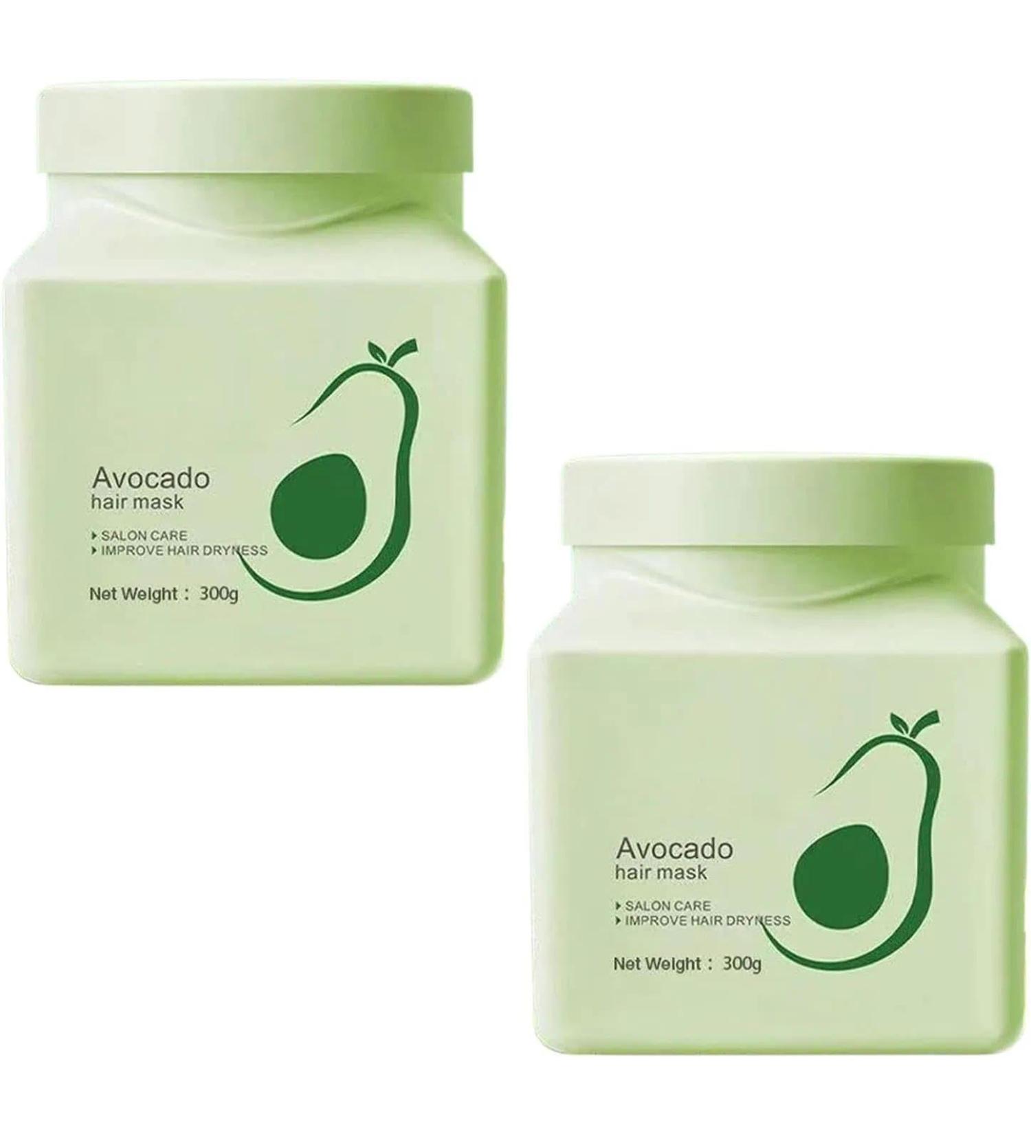 Masque Capillaire l Avocat Soin Profond Nourrissant et R parateur R paration Intensive pour Cheveux Secs et Ab m s Aide Pr venir les Pointes Fourchues Hydrate et Nourrit Pour Femme et Homme(2) - Buy Online on GoSupps.com