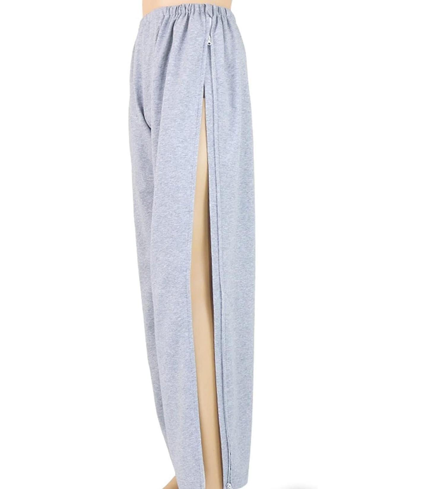 Comfortable Daily Wear Pants for Bedridden Patients Grey XL-XLarge | Ideal for Elderly Care - Buy Online on GoSupps.com