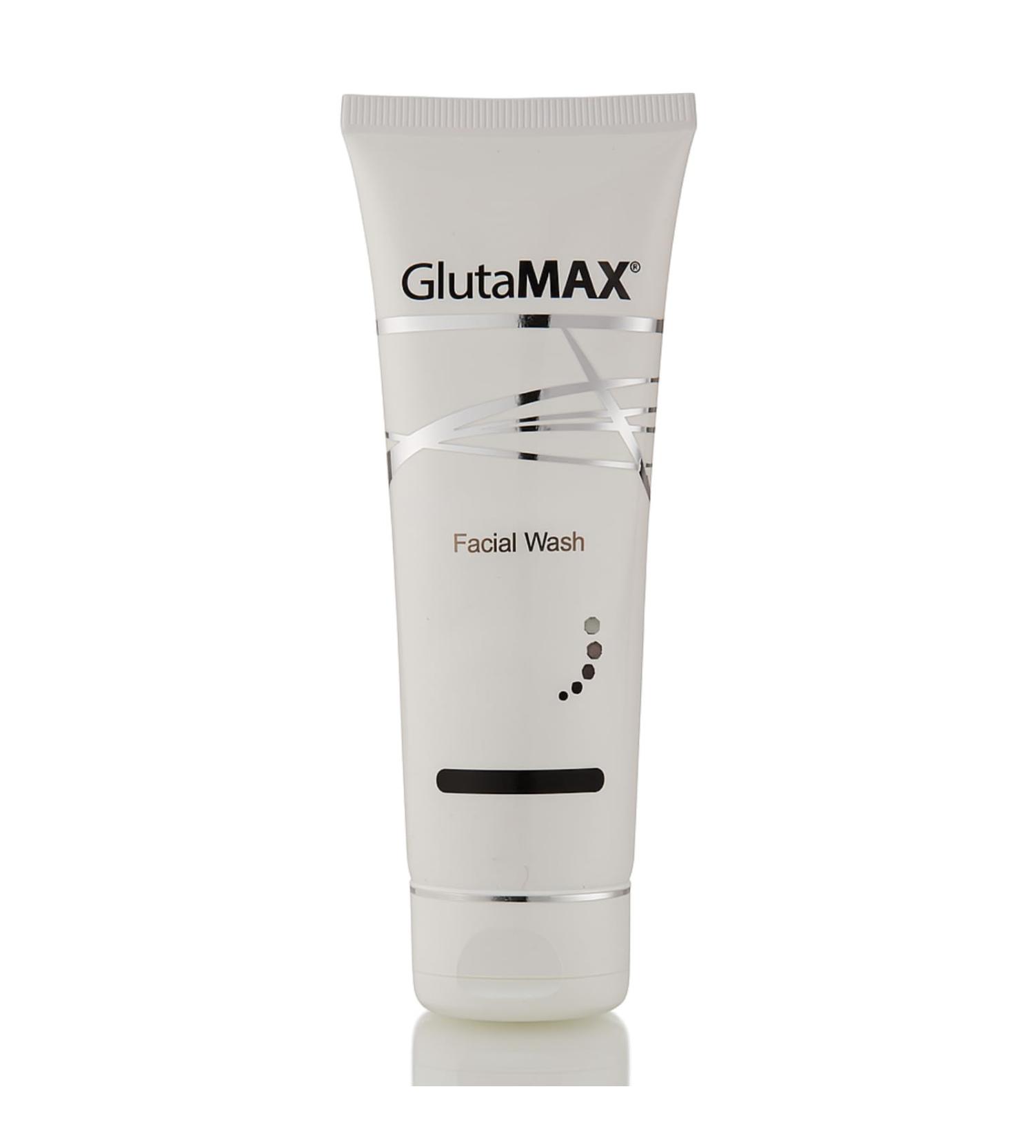 GlutaMAX Facial Wash - Gentle Daily Cleanser with Glutathione Collagen & Exfoliants - Lightweight Foaming Formula for Smooth Texture Skin Clarity & Hydration Face Wash for All Skin Types 50ml - Buy Online on GoSupps.com