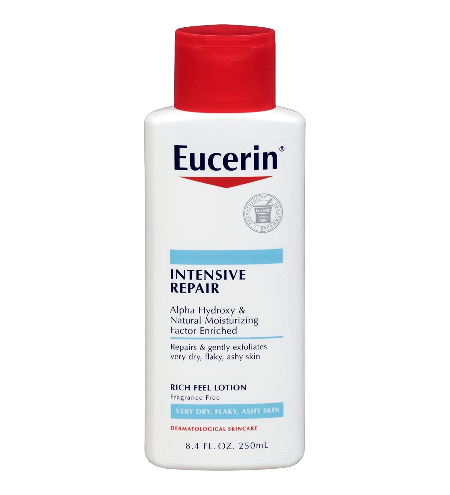 Eucerin Intensive Repair Lotion 8.4 oz - Moisturizing Dry Skin Relief | International Shipping Available - Buy Online on GoSupps.com