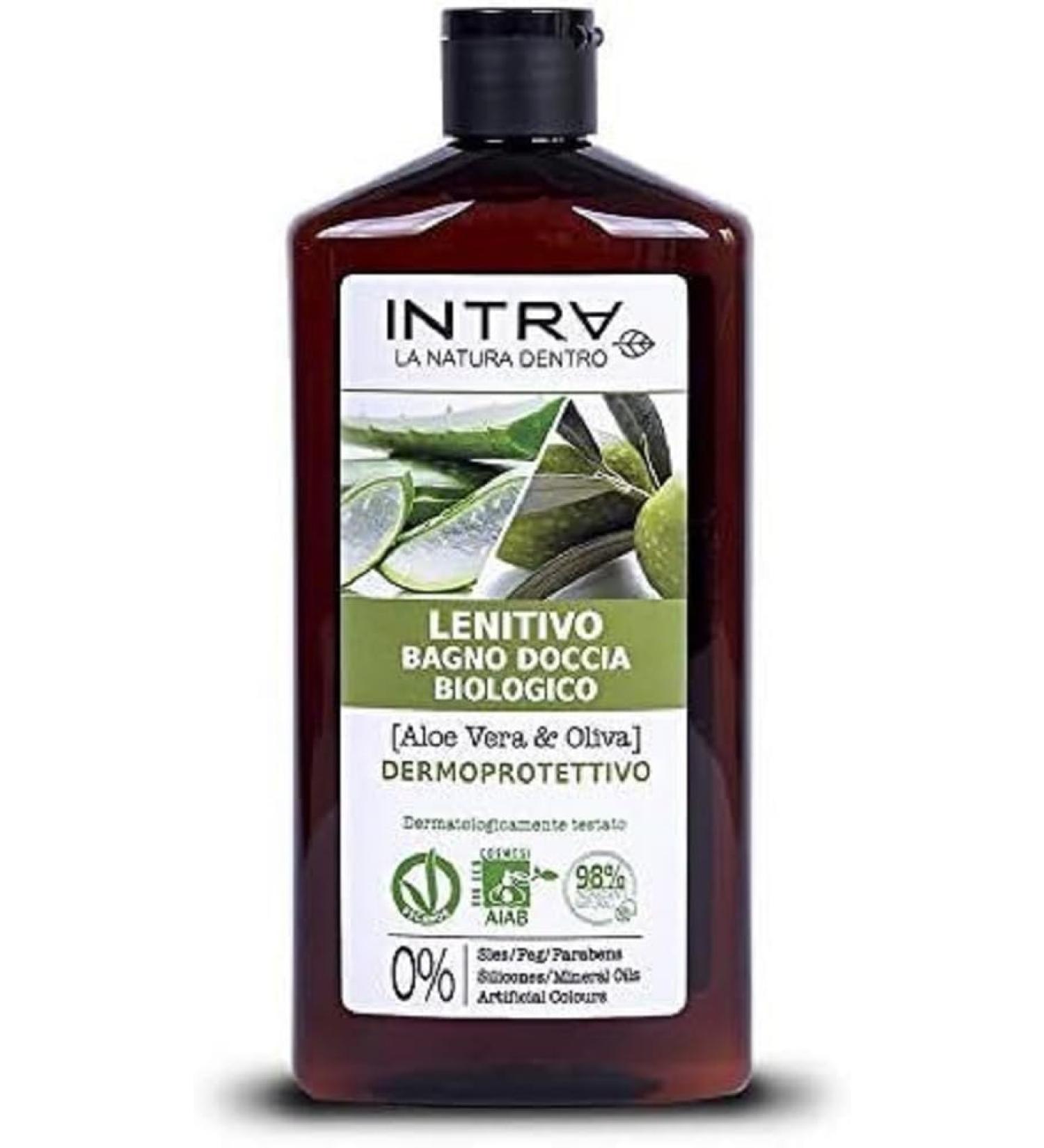 INTRA Bathroom Bio Aloe/olivo Lenitive 400 ml Product For the Body Bubble bath