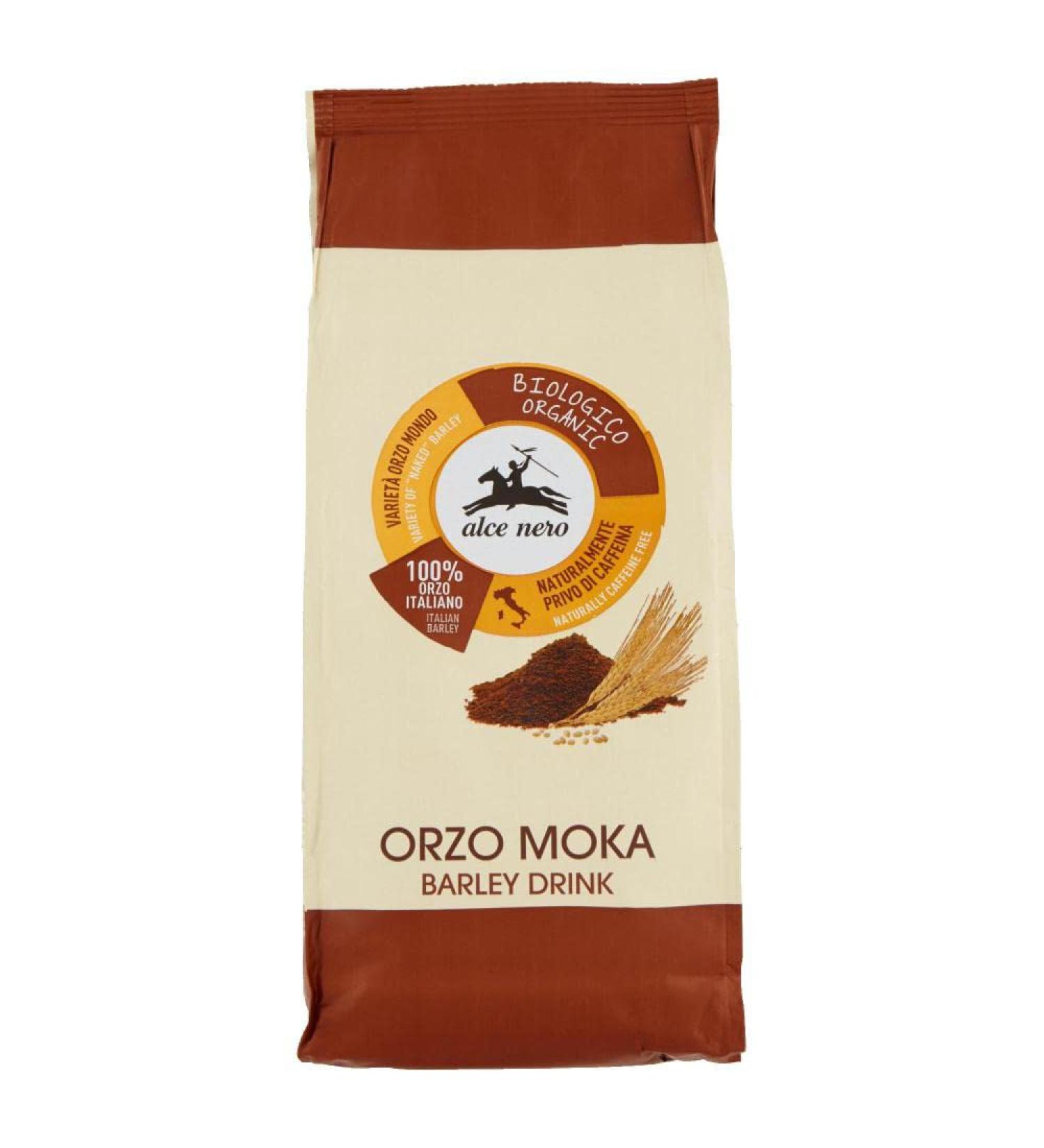 Pack of 6 Alce Nero Orzo Moka Biologico barleys for mocha barley drinks - Organic product - 500g - Coffee substitute - Gold - Buy Online on GoSupps.com