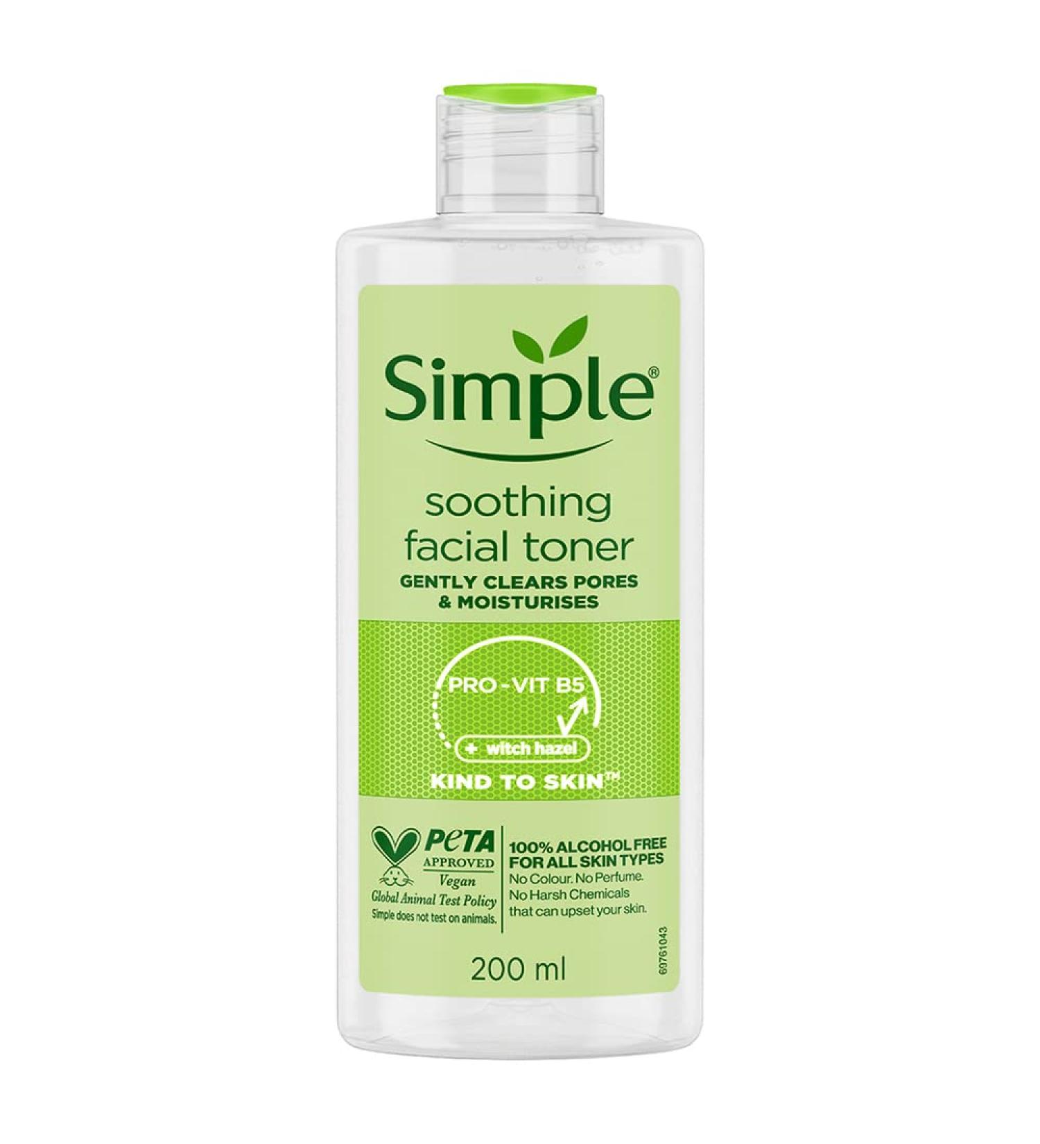  Simple Simple Kind to Skin Soothing Facial Toner 200 ml - Buy Online on GoSupps.com
