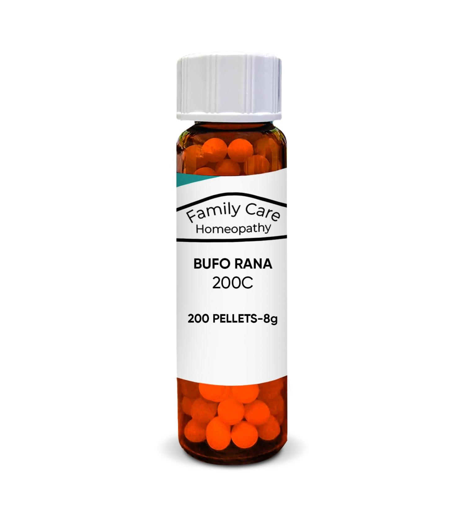 Bufo Rana 200C 200 Pellets (Pillules) Family Care Homeopathy 200 Pellets* (Pack of 1) Potency : 200c - Buy Online on GoSupps.com