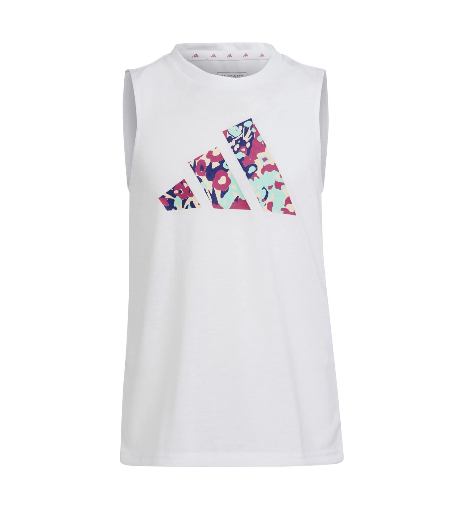 Buy adidas Girls G Tr-es Tk Tank Top 164 - White/Tincru/Menpul/Fucsem | International Shipping Available - Buy Online on GoSupps.com