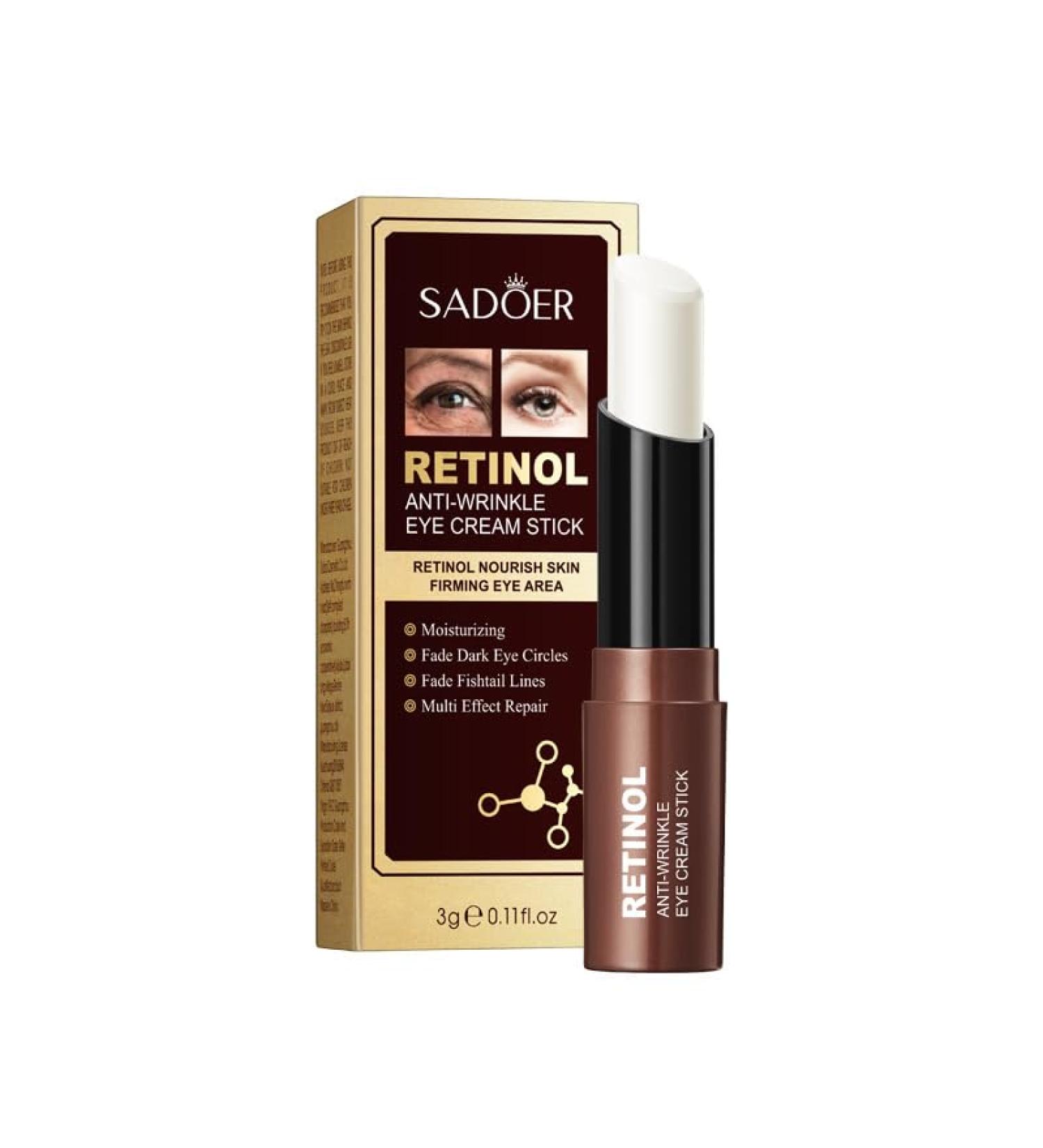 ISBEAUSOLS RETINOL ANTI-WRINKLE EYE CREAM STICK 3g