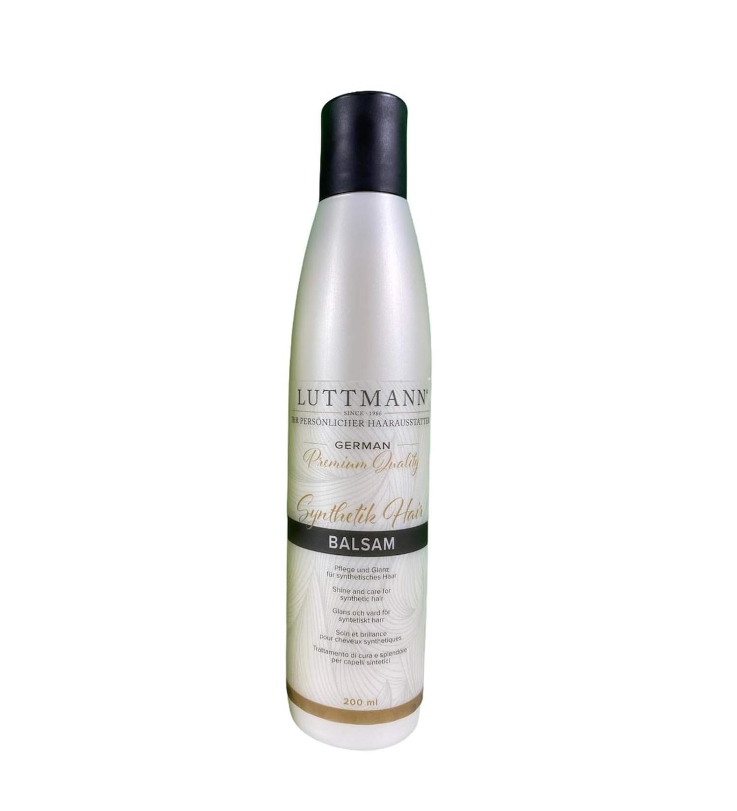 LUTTMANN Synthetic Hair Care Wigs Balsam 200ml - Gentle Care for Wigs & Hair Pieces - Buy Online on GoSupps.com
